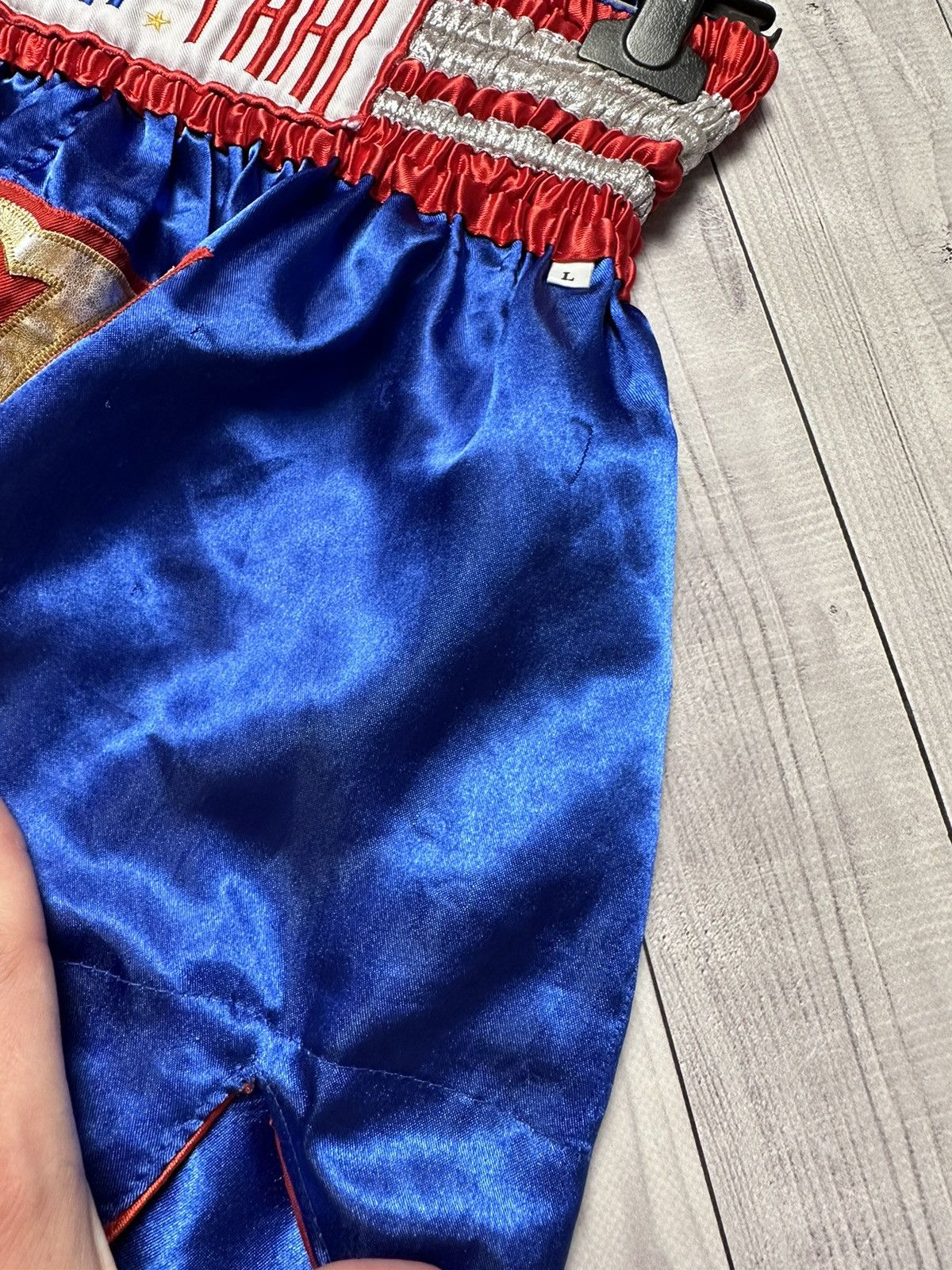 Other × Vintage Vintage Muay Thai boxing Thailand shorts size L Size US 34 / EU 50 - 3 Thumbnail
