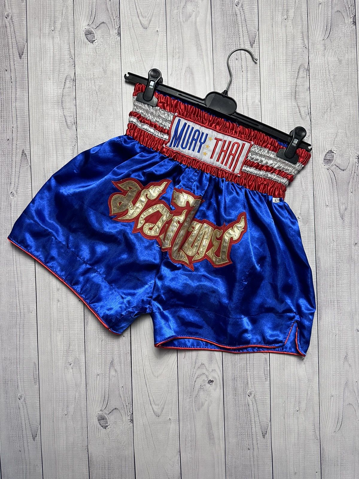 Other × Vintage Vintage Muay Thai boxing Thailand shorts size L Size US 34 / EU 50 - 1 Thumbnail