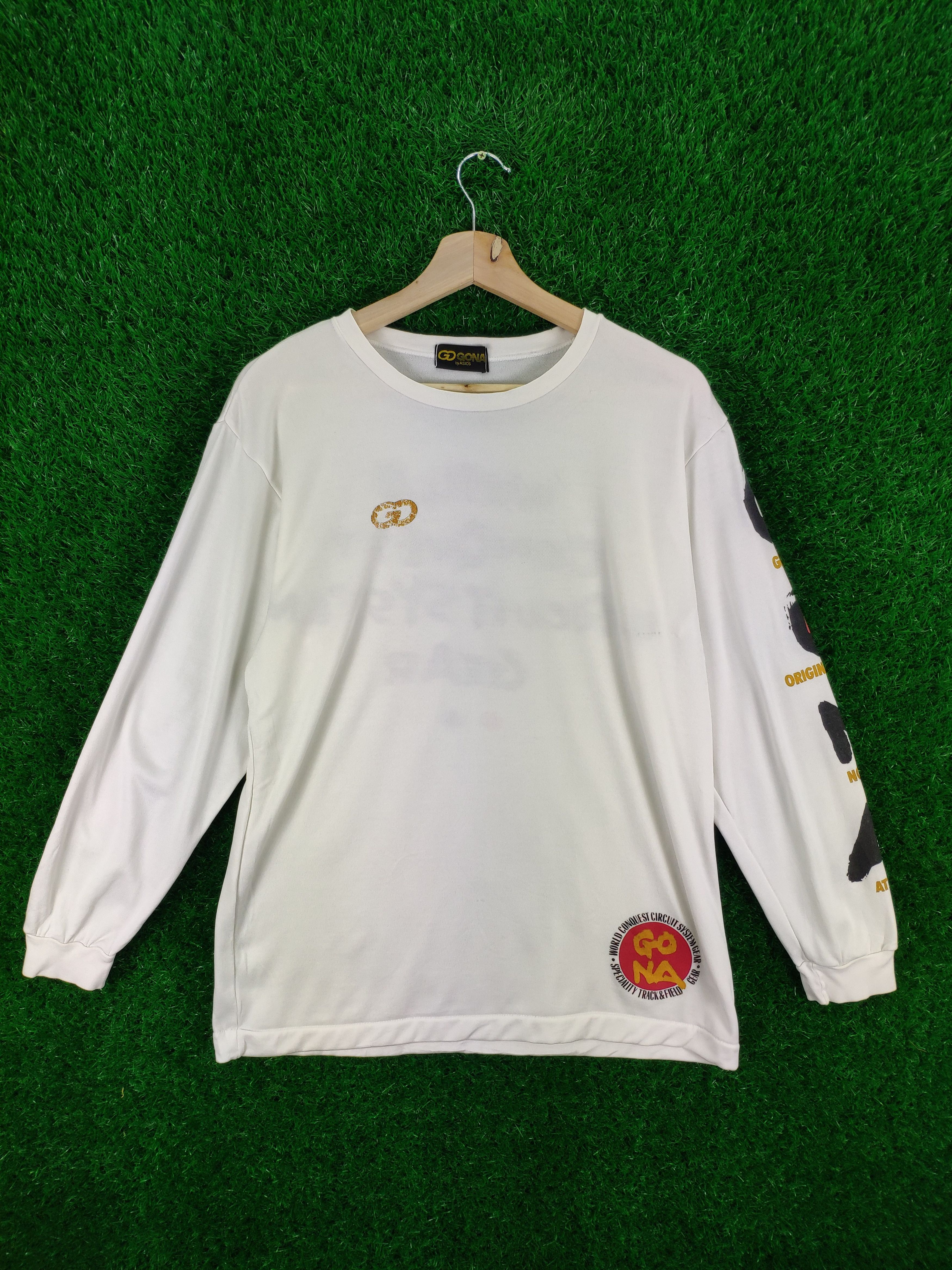 Asics × Japanese Brand × Vintage Vintage Asics World Conquest Circuit System Gear Shirt Size US M / EU 48-50 / 2 - 3 Thumbnail
