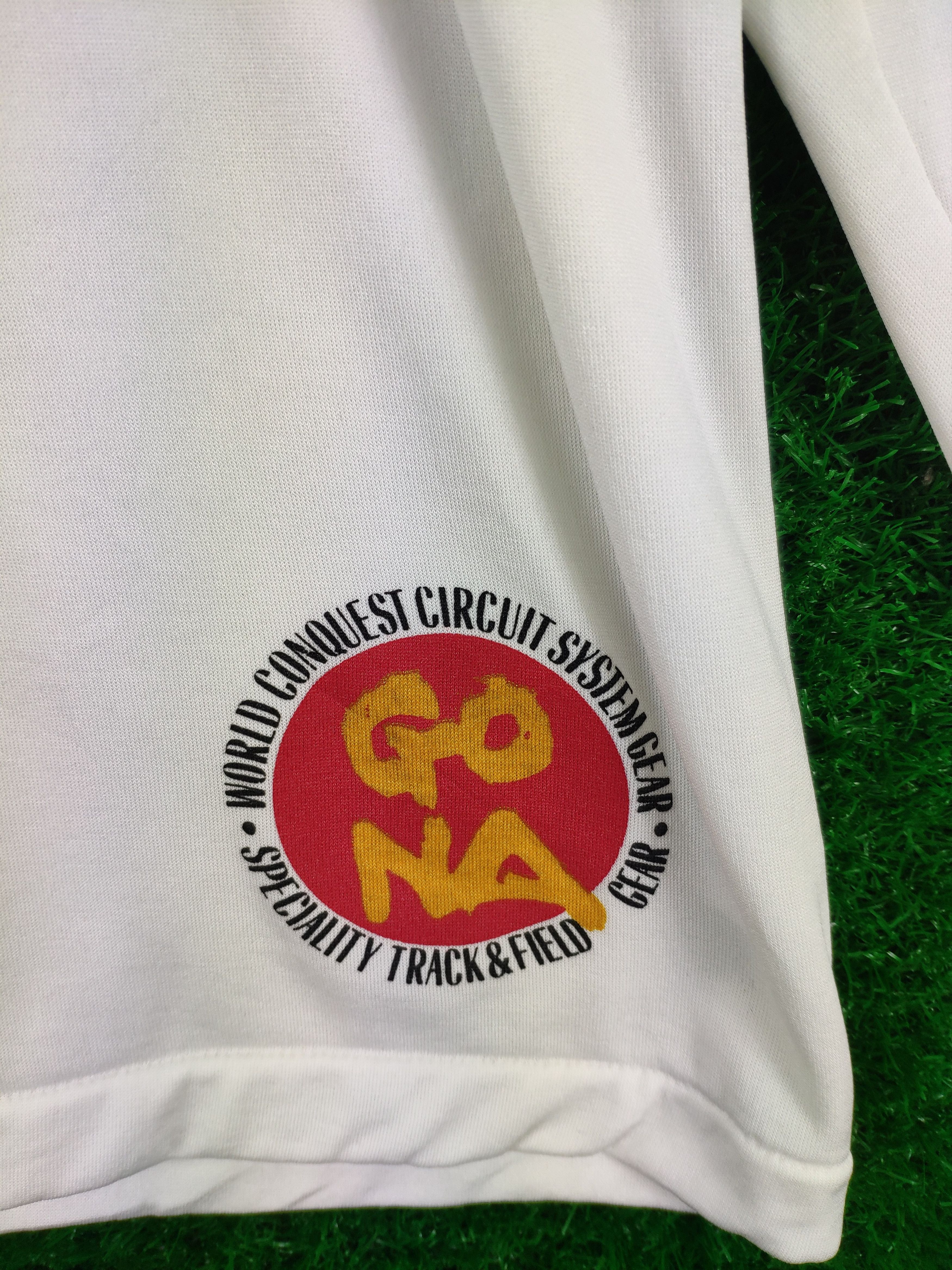 Asics × Japanese Brand × Vintage Vintage Asics World Conquest Circuit System Gear Shirt Size US M / EU 48-50 / 2 - 6 Thumbnail