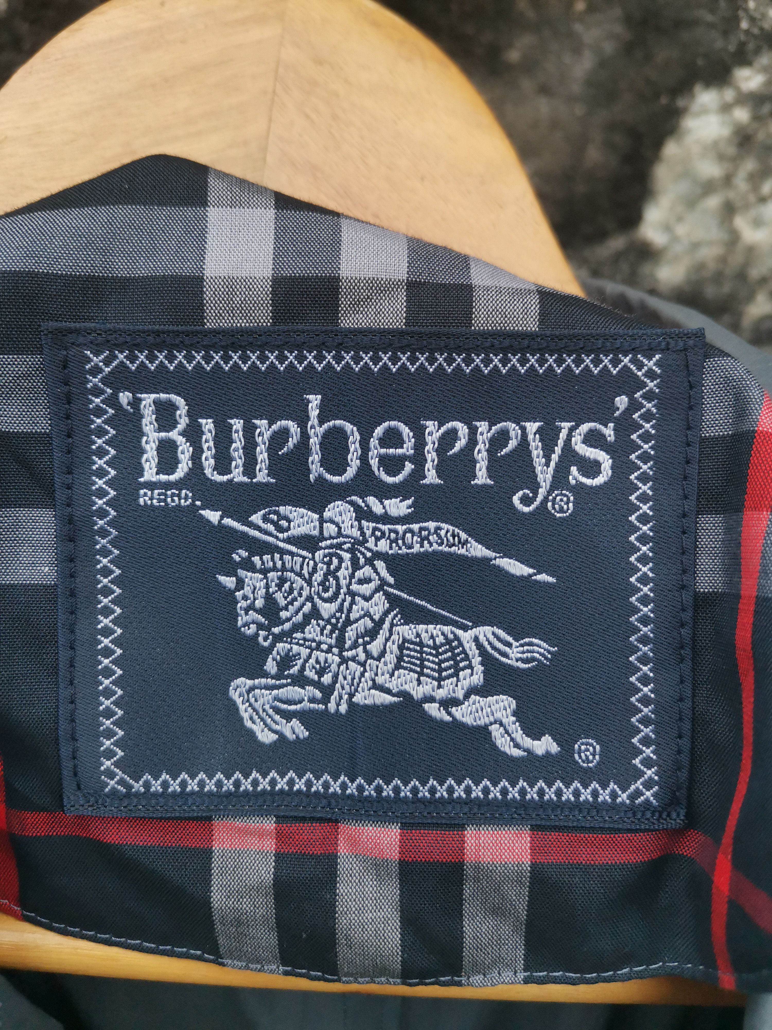 Burberry Vintage Burberrys Nylon Long Jacket Size US L / EU 52-54 / 3 - 6 Thumbnail