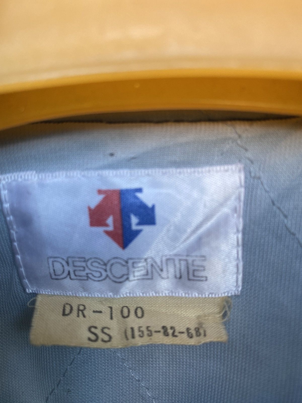 Descente × Vintage 🔥 Vintage Decente Varsity Leather Jacket Size US S / EU 44-46 / 1 - 14 Thumbnail