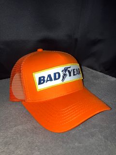 ⚡️ Bravest Studios • Logo • Trucker Hat Orange Snapback ⚡️