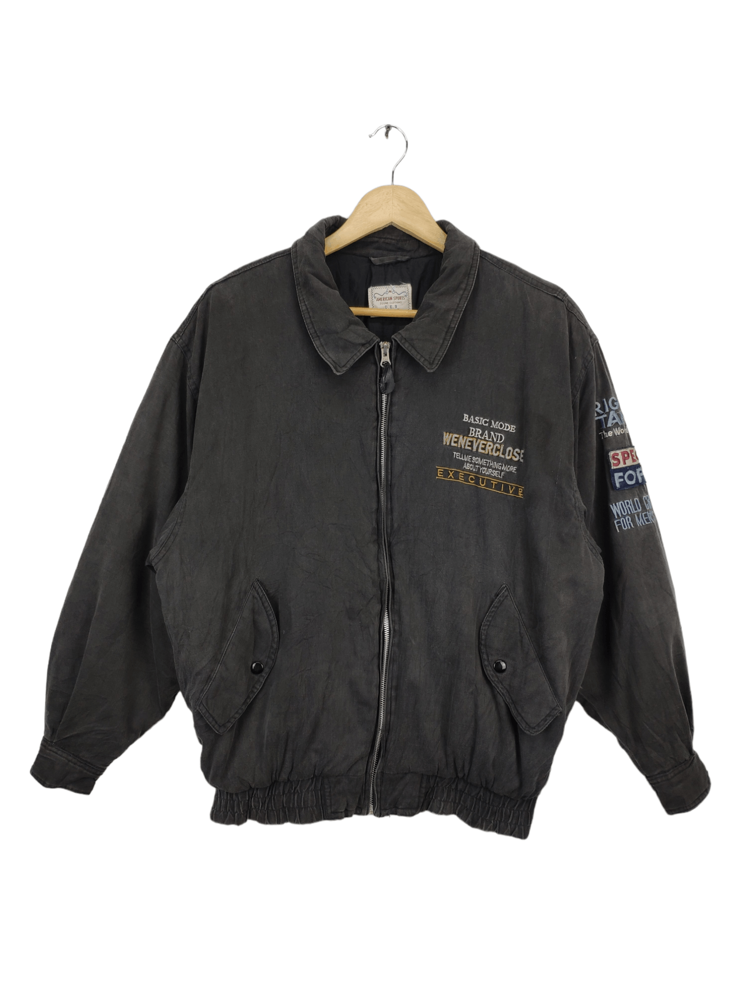 American Classics Bomber Jacket Vintage Vintage Bomber Jacket American Sports Sun Faded Grailed