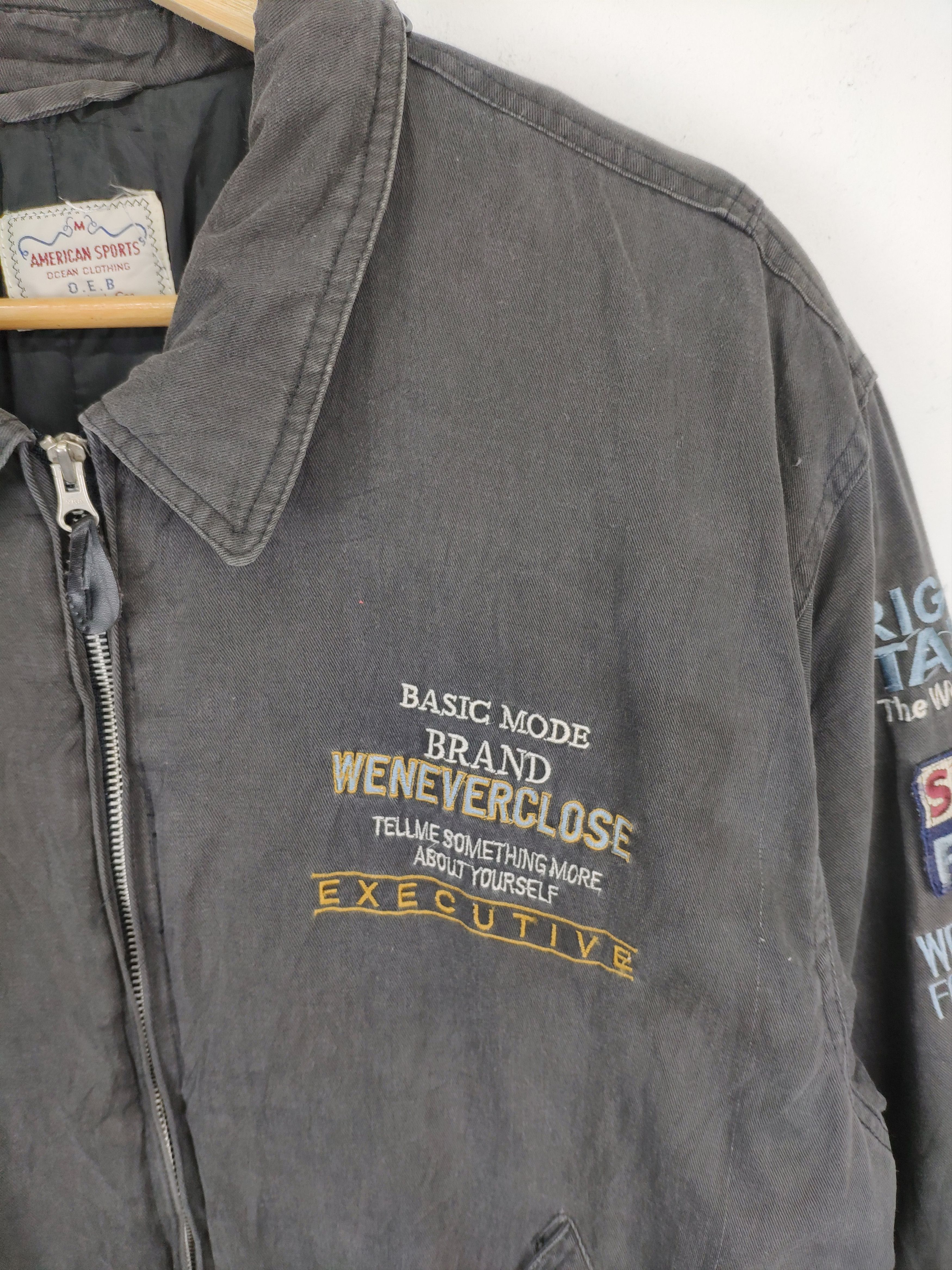 Japanese Brand × Vintage Vintage Bomber Jacket American Sports Sun Faded Size US M / EU 48-50 / 2 - 12 Thumbnail