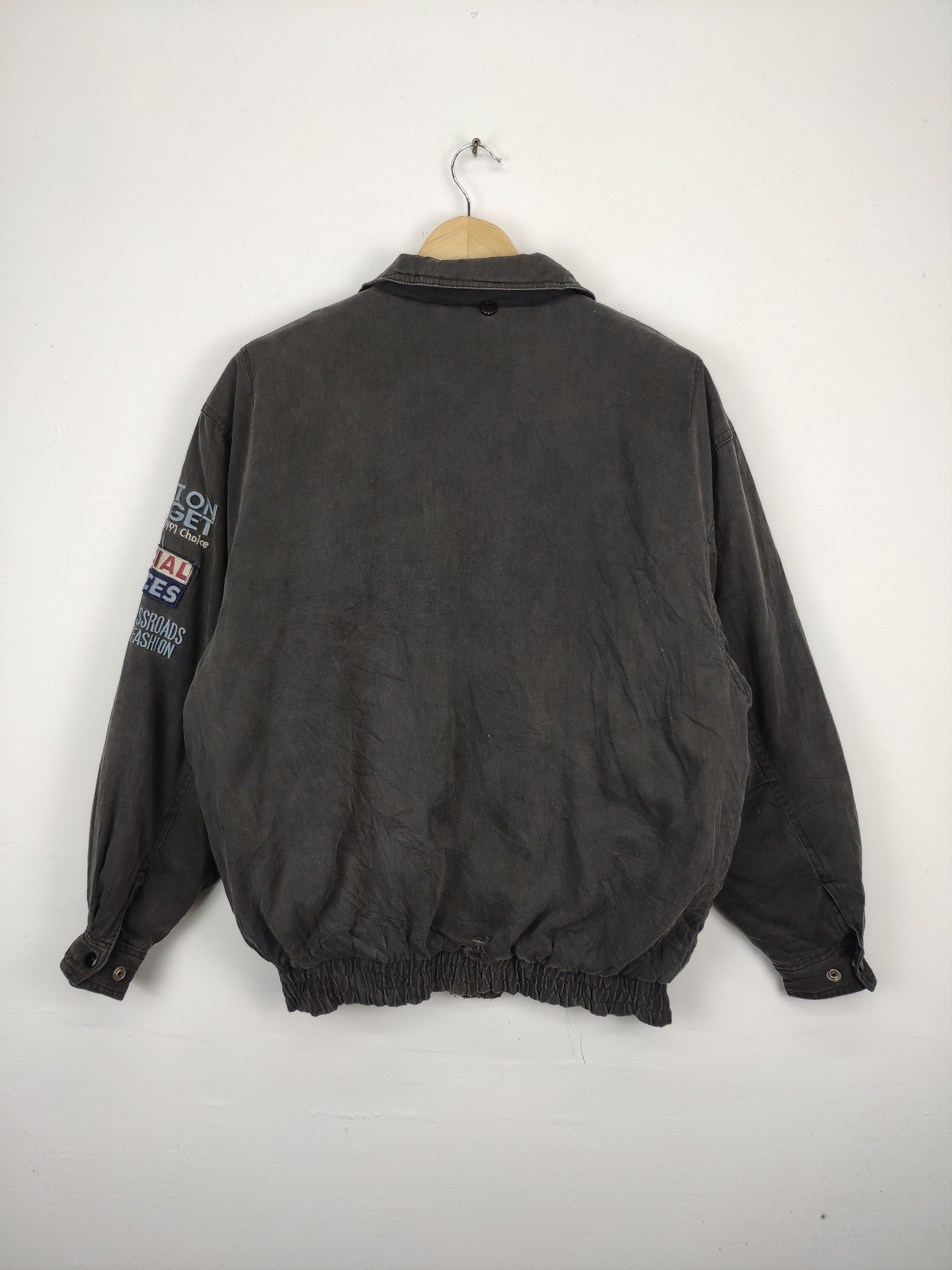 Japanese Brand × Vintage Vintage Bomber Jacket American Sports Sun Faded Size US M / EU 48-50 / 2 - 2 Thumbnail