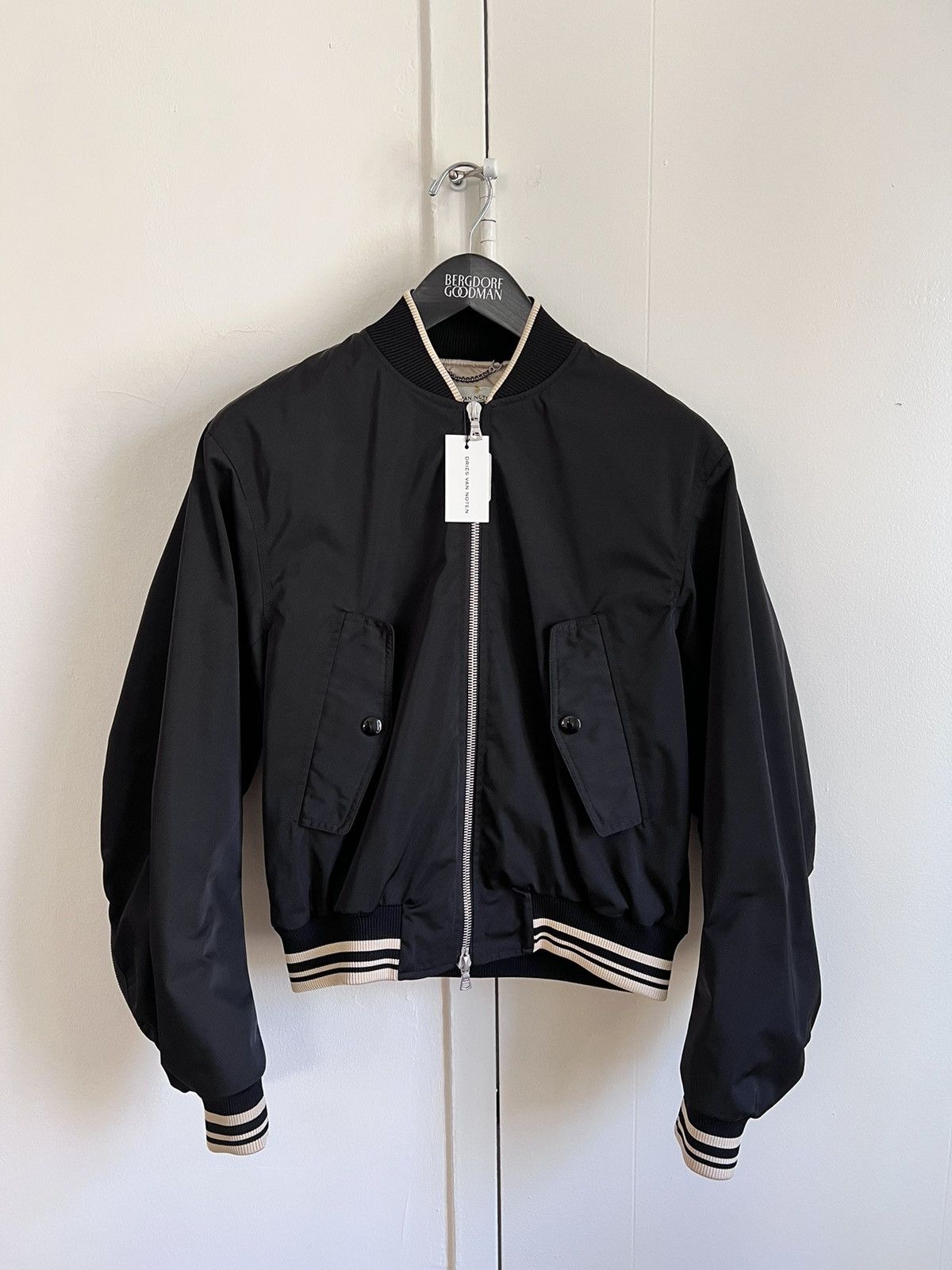 Dries Van Noten Back Zip Bomber Size US S / EU 44-46 / 1 - 5 Thumbnail