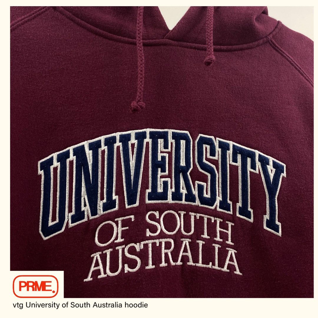 Vintage vintage Y2K UNIVERSITY OF SOUTH AUSTRALIA spellout hoodie Size US M / EU 48-50 / 2 - 4 Thumbnail