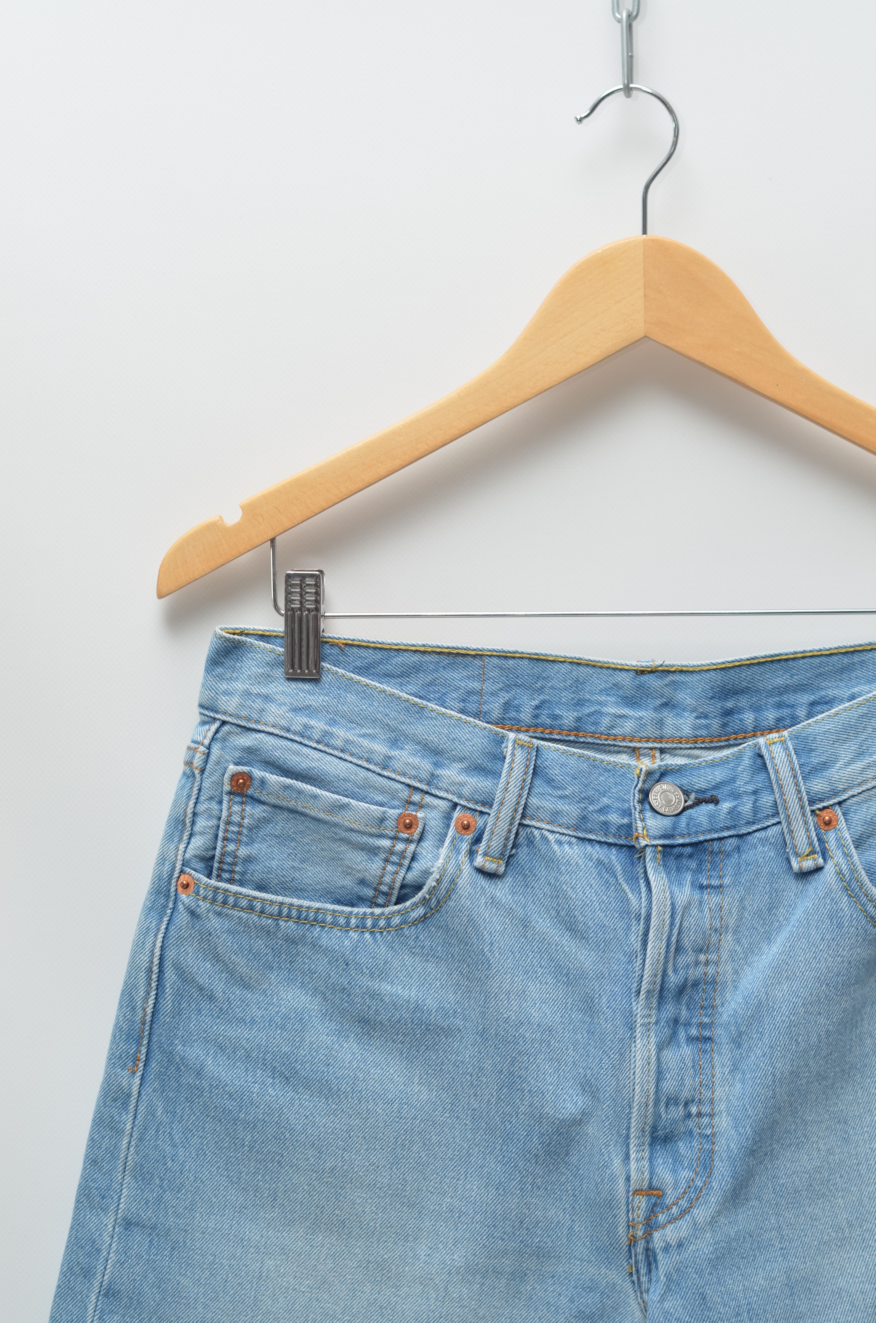 Levi's Levi's 501 Cotton Denim Shorts Made in Egypt Size US 32 / EU 48 - 7 Thumbnail