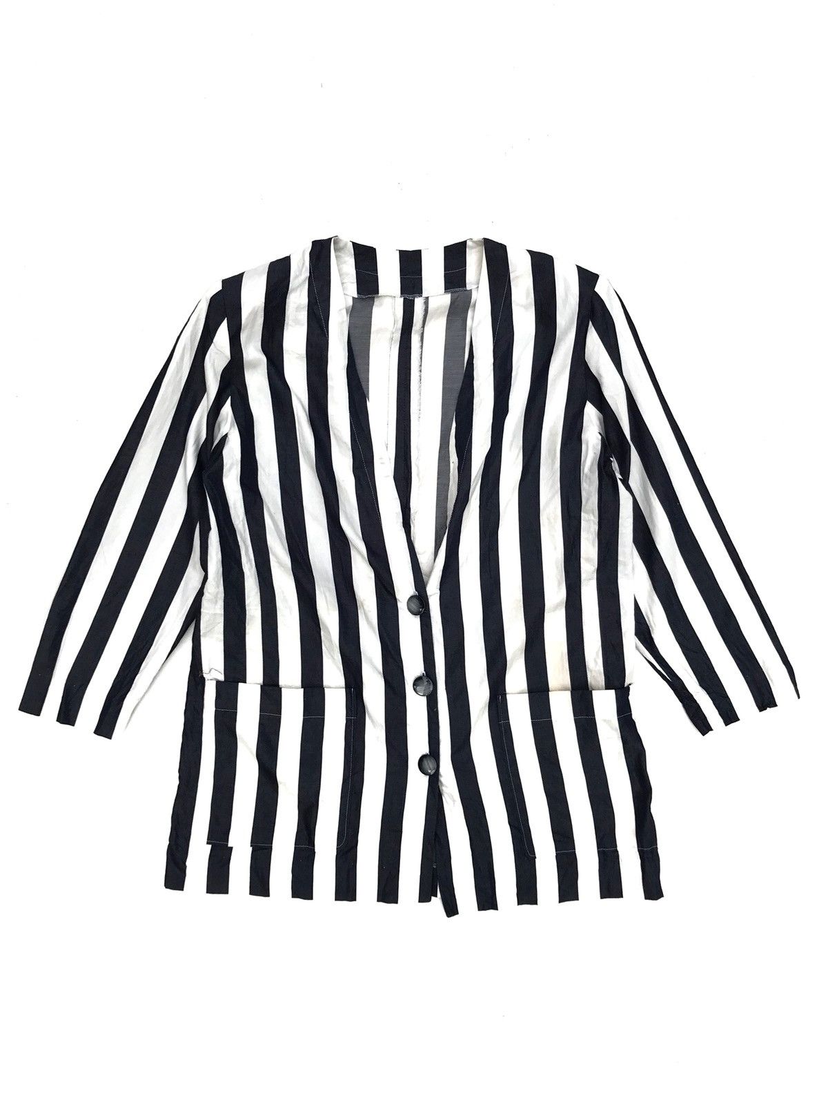 Designer × Japanese Brand Stripes Light Cotton Jackets Size US M / EU 48-50 / 2 - 1 Thumbnail