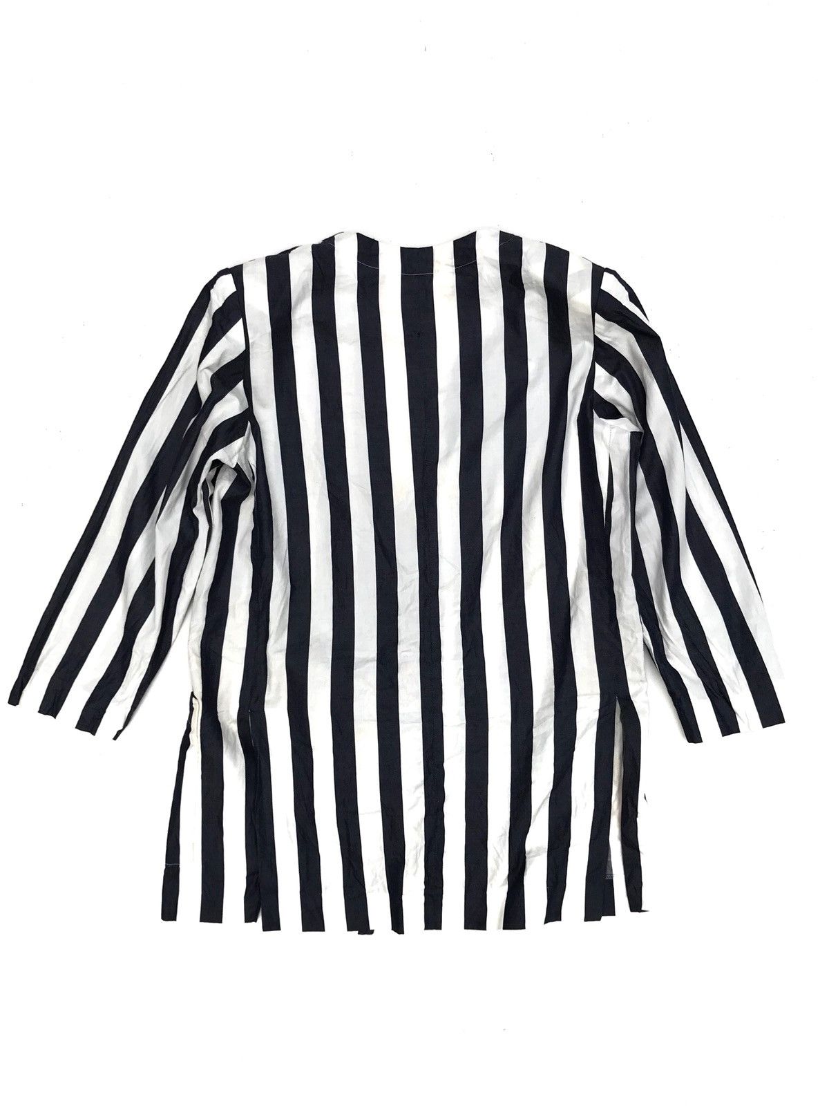 Designer × Japanese Brand Stripes Light Cotton Jackets Size US M / EU 48-50 / 2 - 2 Thumbnail