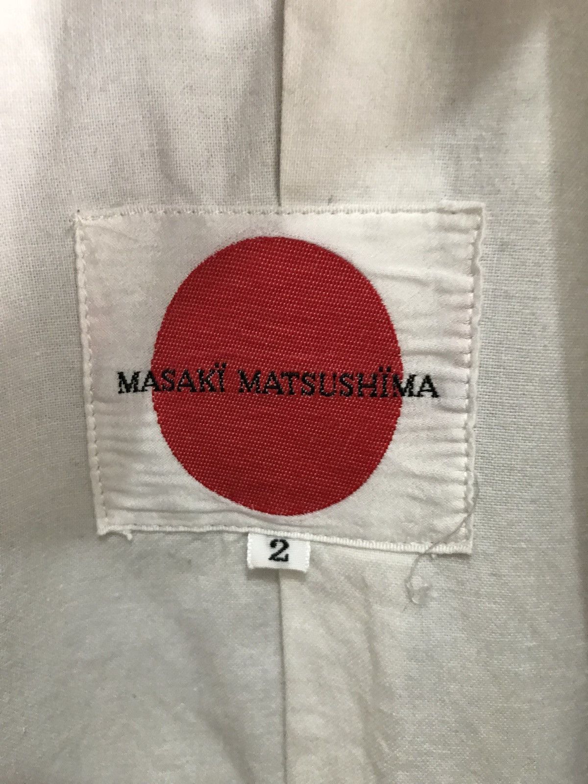 Japanese Brand × Masaki Matsushima Japanese Designer MASAKI MATSUSHIMA Trench Coat Jacket Size US M / EU 48-50 / 2 - 11 Thumbnail