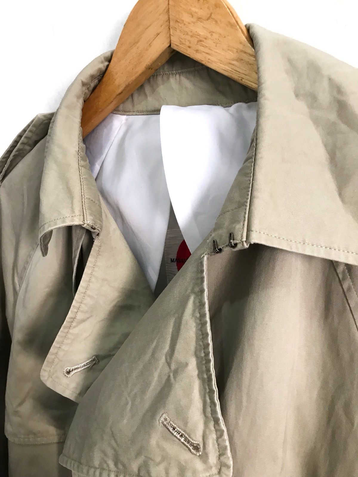Japanese Brand × Masaki Matsushima Japanese Designer MASAKI MATSUSHIMA Trench Coat Jacket Size US M / EU 48-50 / 2 - 7 Thumbnail