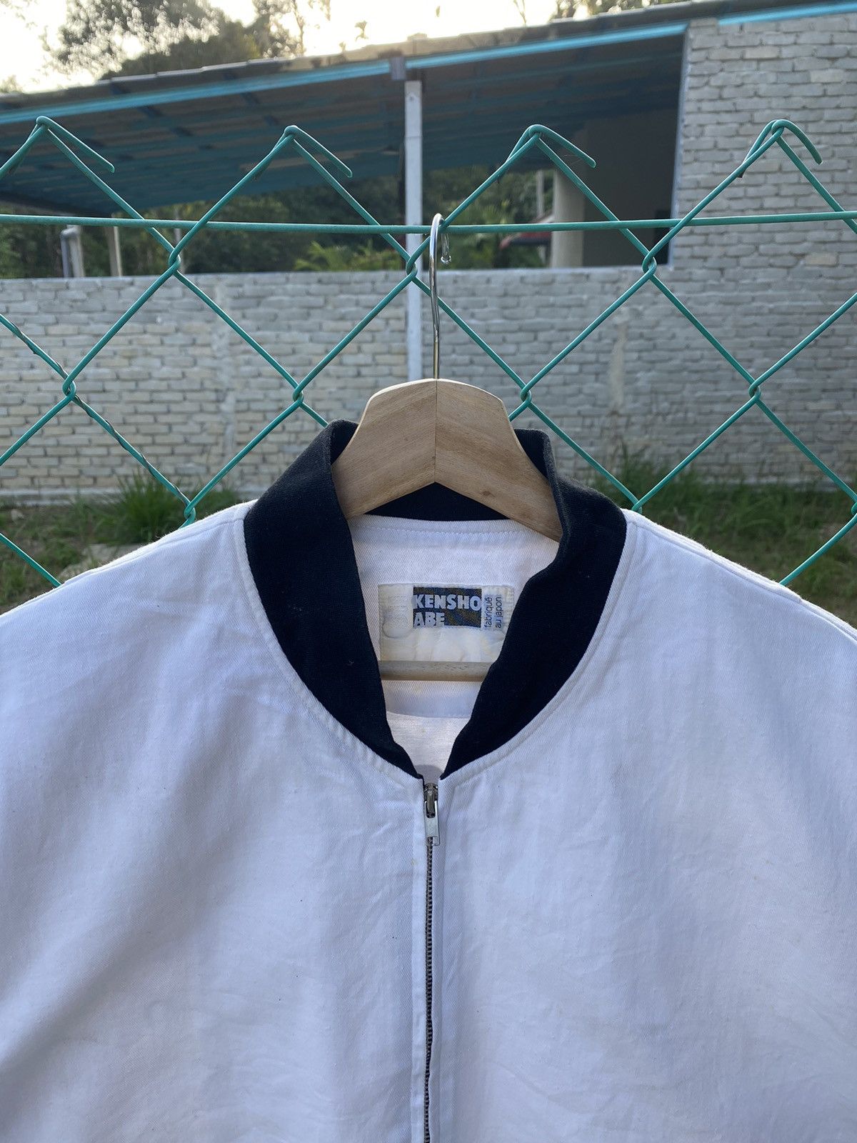 Japanese Brand × Kensho Abe Vintage Kensho Abe Spellout Jacket Size US L / EU 52-54 / 3 - 4 Thumbnail