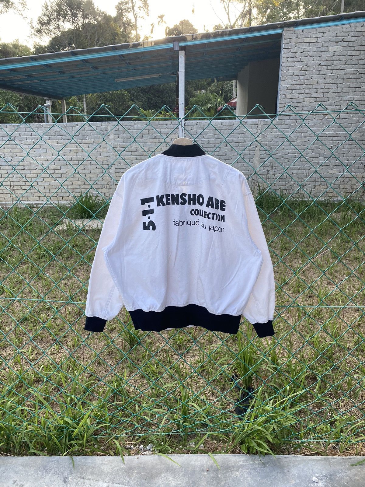 Japanese Brand × Kensho Abe Vintage Kensho Abe Spellout Jacket Size US L / EU 52-54 / 3 - 3 Thumbnail