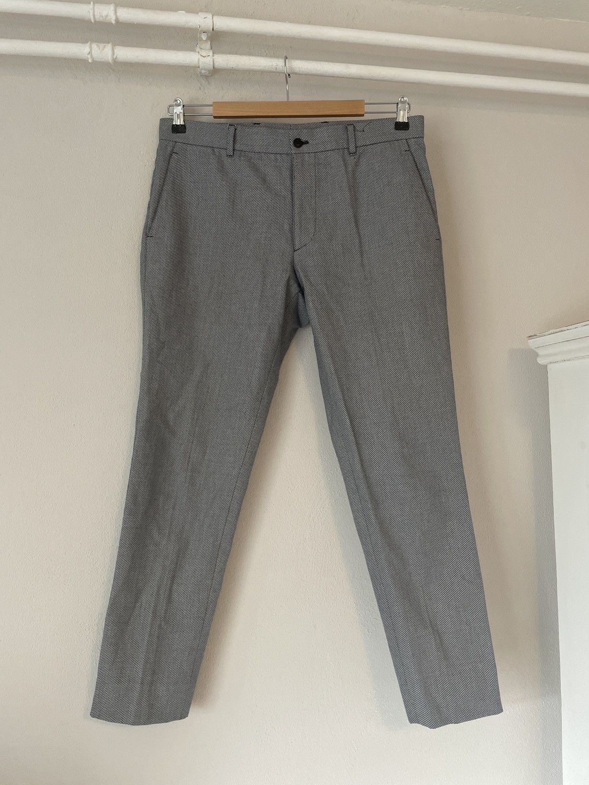 image of Miu Miu Casual Pants in Black/White, Men's (Size 34)