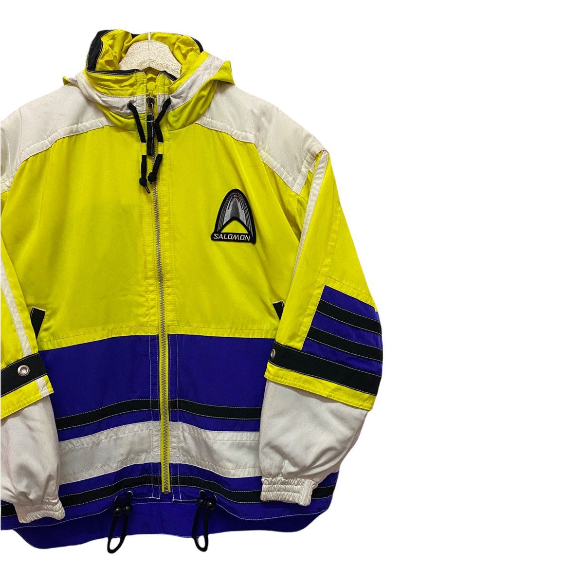 Salomon × Yves Salomon RARE🔥⛷SALOMON TRICOLOUR SKI HEAVY JACKET KEVLAR Size US XL / EU 56 / 4 - 8 Thumbnail