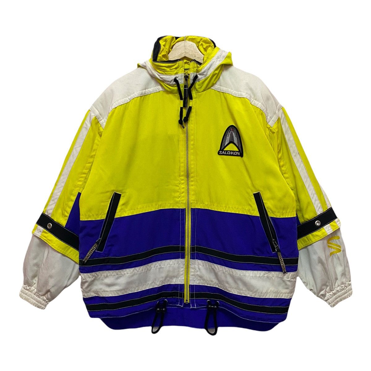 Salomon × Yves Salomon RARE🔥⛷SALOMON TRICOLOUR SKI HEAVY JACKET KEVLAR Size US XL / EU 56 / 4 - 2 Thumbnail