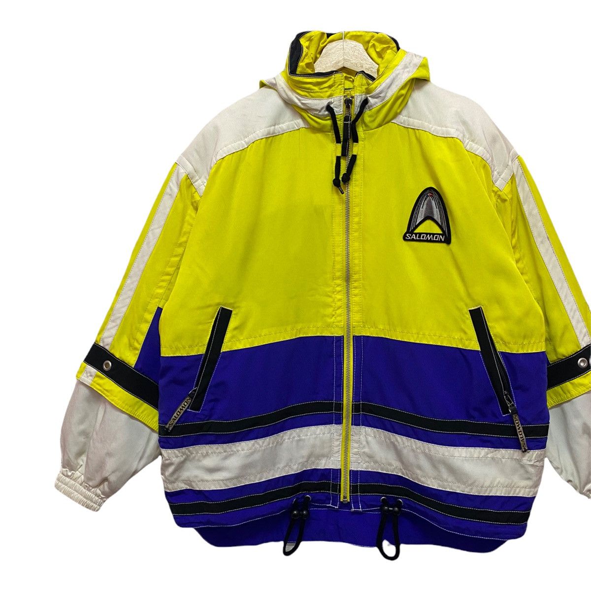 Salomon × Yves Salomon RARE🔥⛷SALOMON TRICOLOUR SKI HEAVY JACKET KEVLAR Size US XL / EU 56 / 4 - 11 Thumbnail