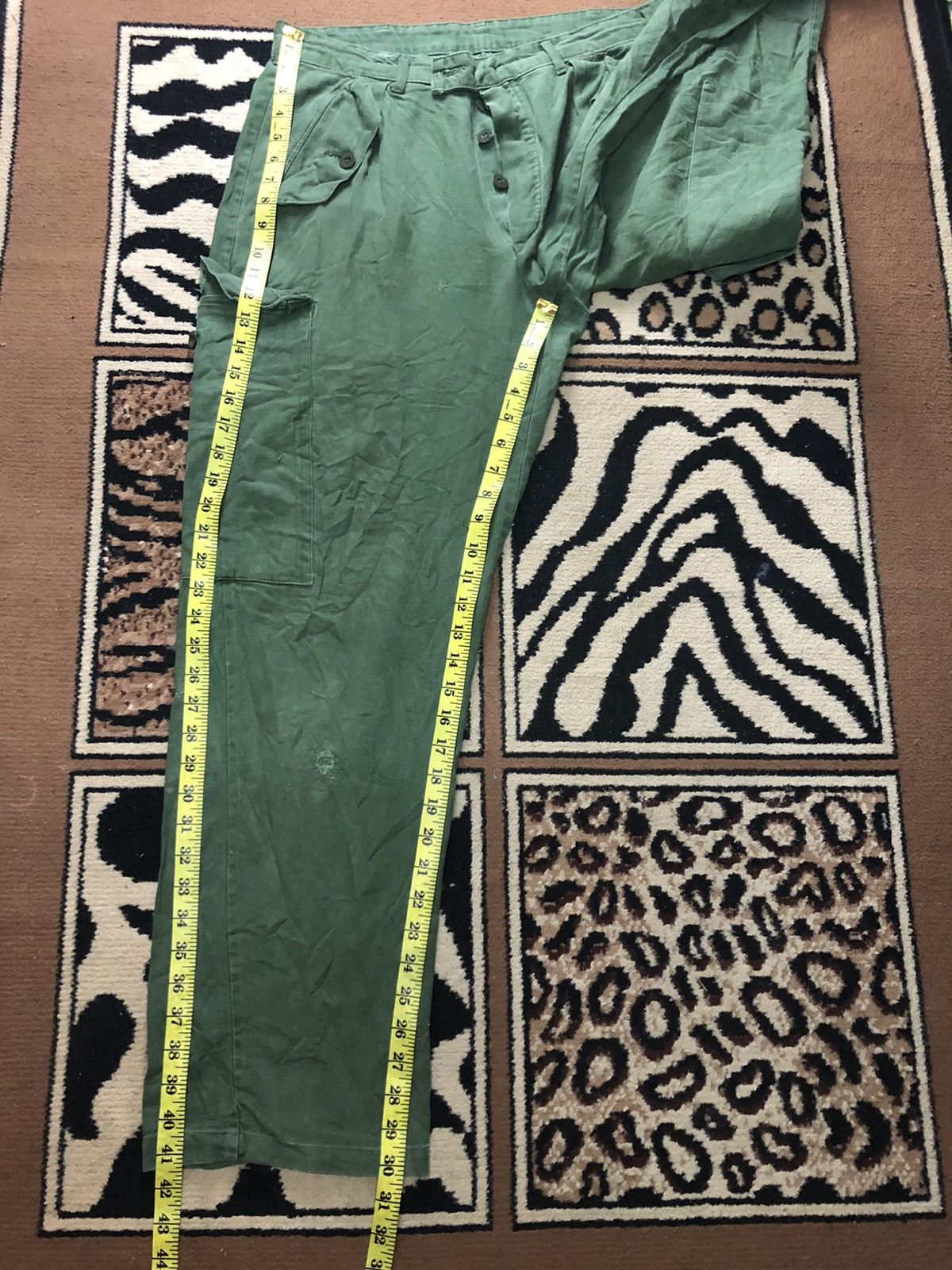 Vintage VINTAGE #F6 #C50 SWEADISH OG MILITARY BAGGY PANTS Size US 32 / EU 48 - 11 Thumbnail