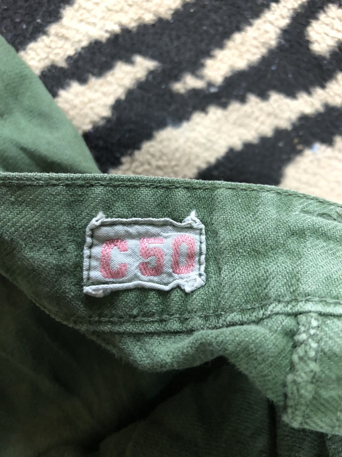 Vintage VINTAGE #F6 #C50 SWEADISH OG MILITARY BAGGY PANTS Size US 32 / EU 48 - 6 Thumbnail