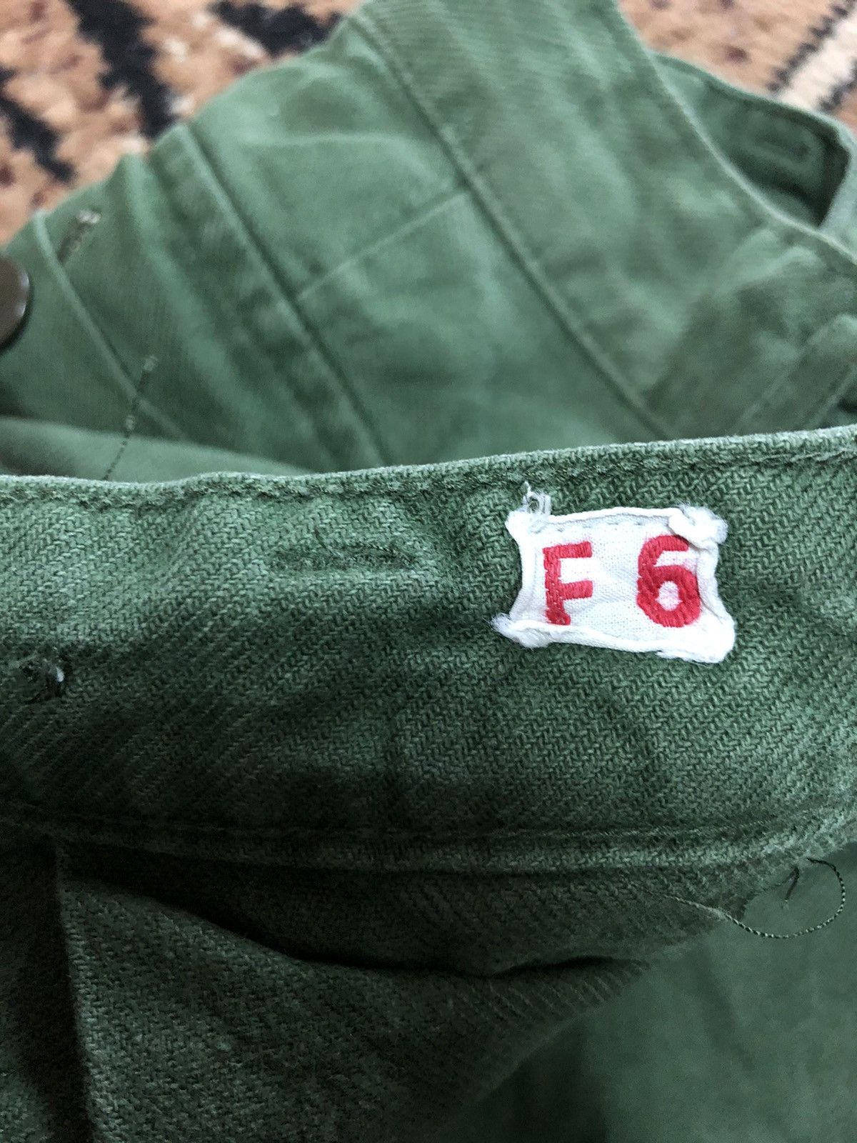 Vintage VINTAGE #F6 #C50 SWEADISH OG MILITARY BAGGY PANTS Size US 32 / EU 48 - 7 Thumbnail