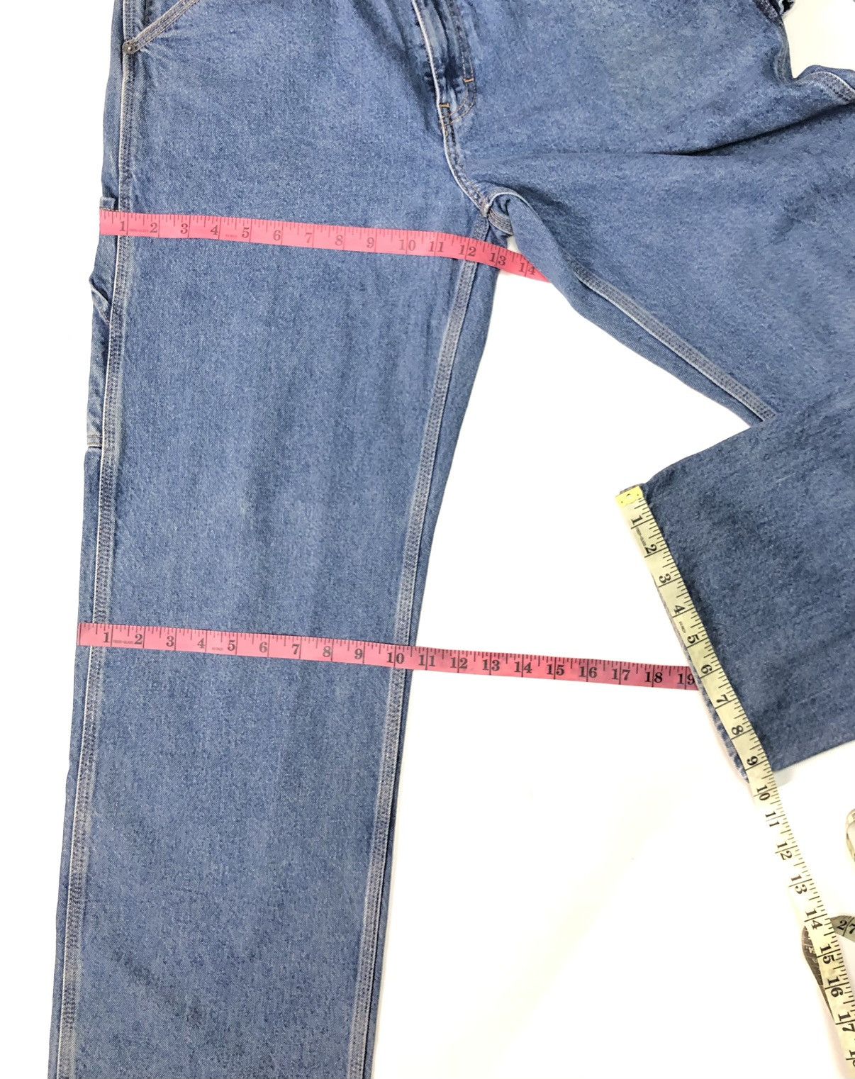 Calvin Klein × Vintage VINTAGE 90s CALVIN KLEIN WORKWEAR CARPENTER DENIM Size US 32 / EU 48 - 19 Thumbnail
