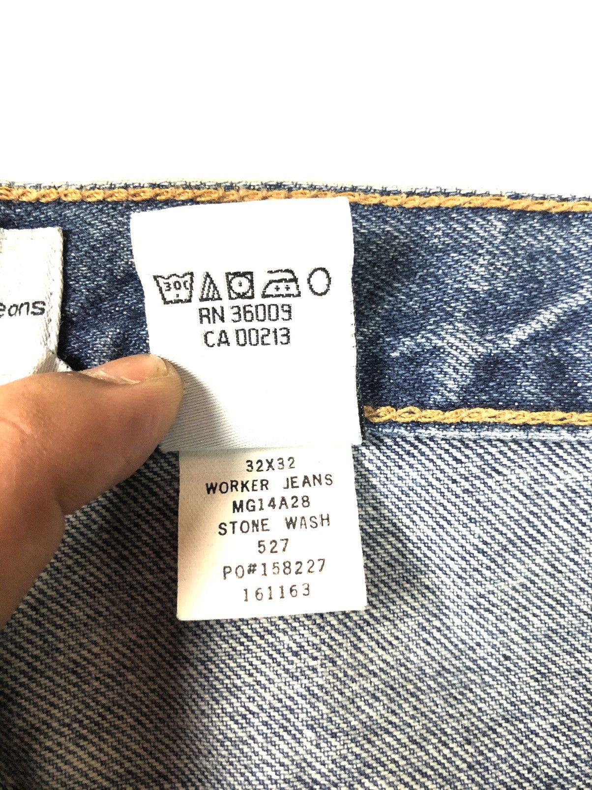 Calvin Klein × Vintage VINTAGE 90s CALVIN KLEIN WORKWEAR CARPENTER DENIM Size US 32 / EU 48 - 16 Thumbnail