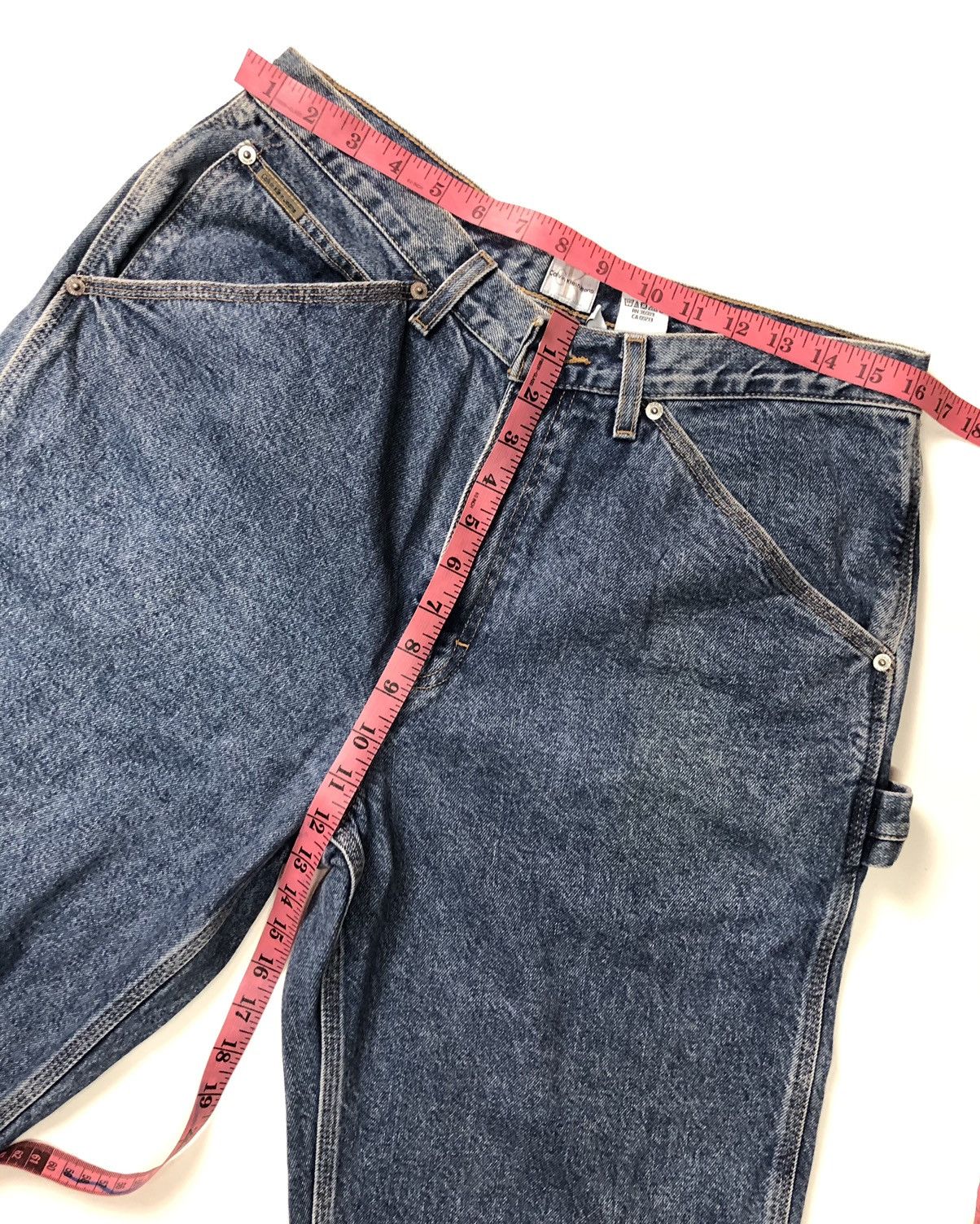 Calvin Klein × Vintage VINTAGE 90s CALVIN KLEIN WORKWEAR CARPENTER DENIM Size US 32 / EU 48 - 18 Thumbnail