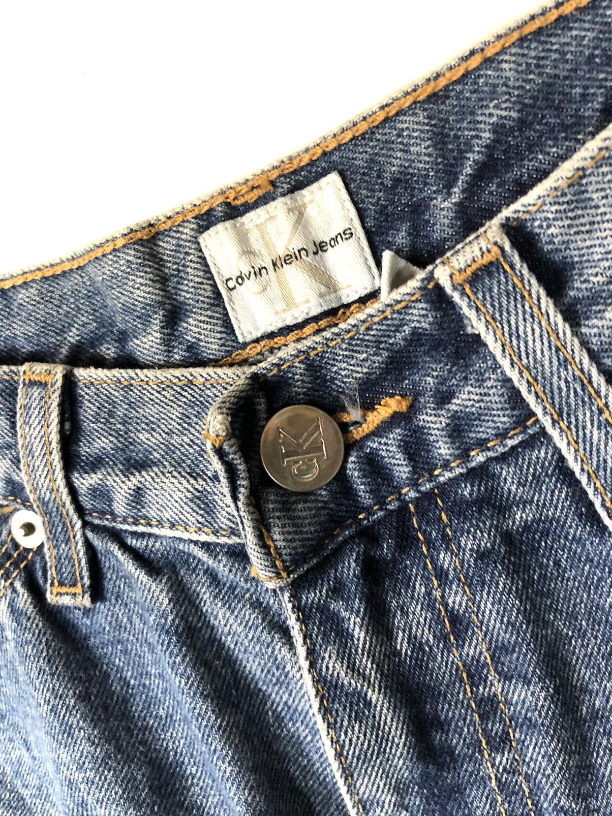 Calvin Klein × Vintage VINTAGE 90s CALVIN KLEIN WORKWEAR CARPENTER DENIM Size US 32 / EU 48 - 11 Thumbnail