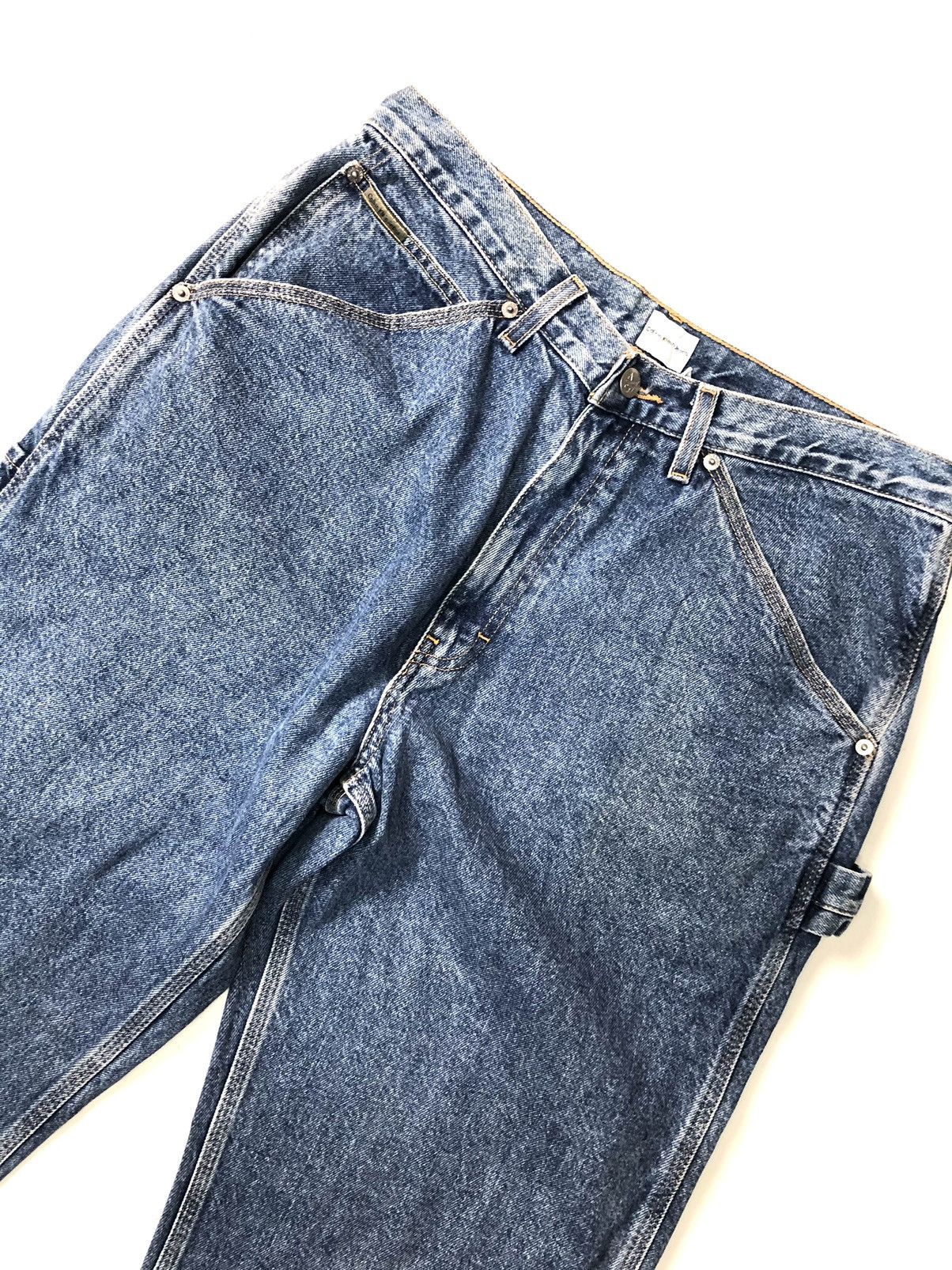 Calvin Klein × Vintage VINTAGE 90s CALVIN KLEIN WORKWEAR CARPENTER DENIM Size US 32 / EU 48 - 10 Thumbnail
