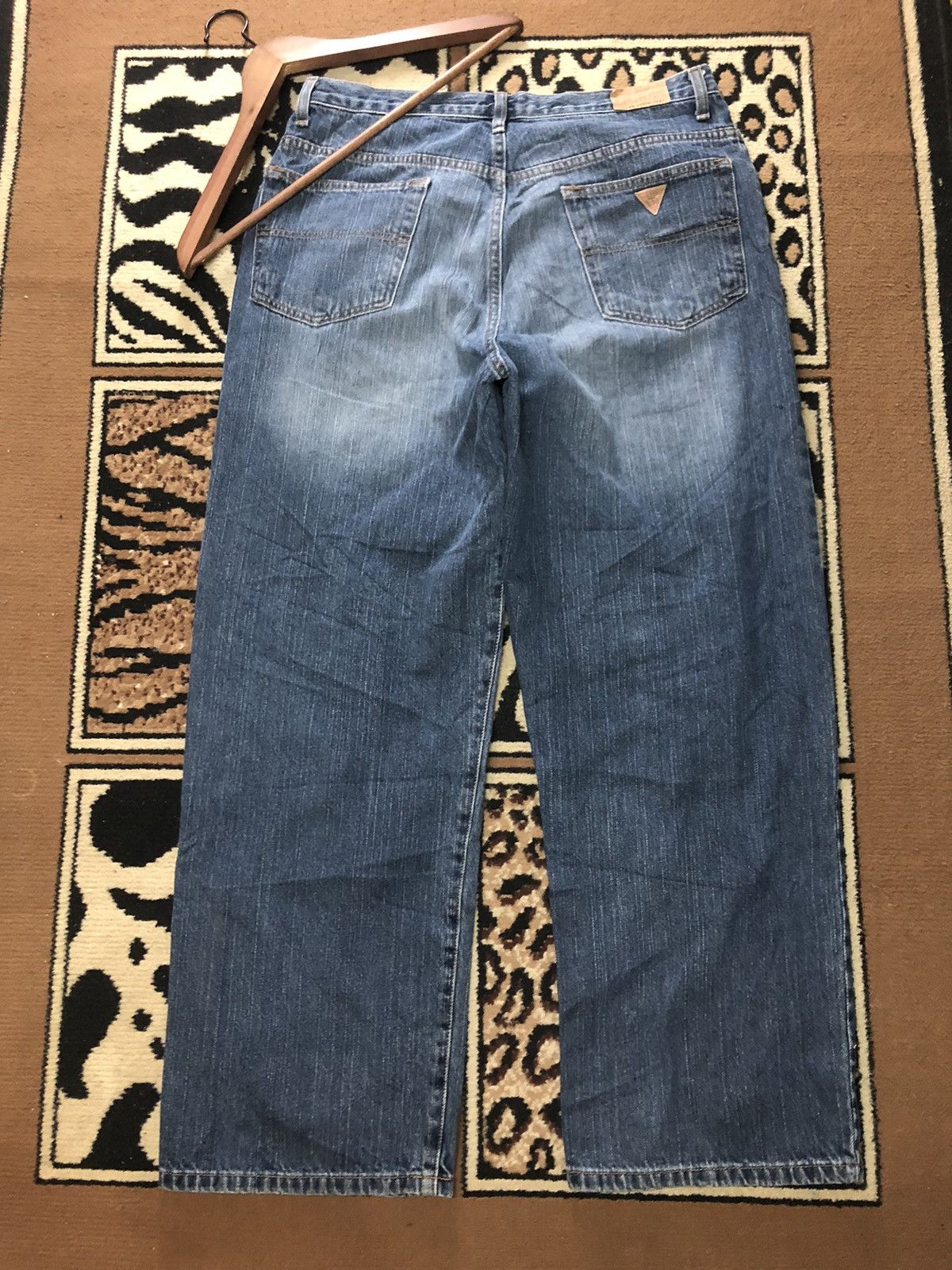 Guess × Vintage VINTAGE 90s GUESS BLUE WASH DENIM Size US 33 - 5 Thumbnail