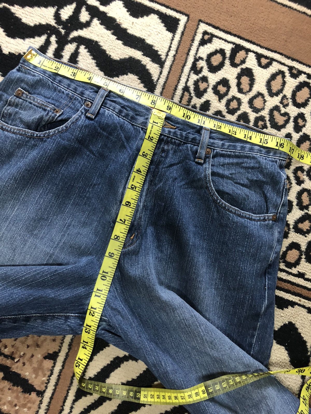 Guess × Vintage VINTAGE 90s GUESS BLUE WASH DENIM Size US 33 - 14 Thumbnail