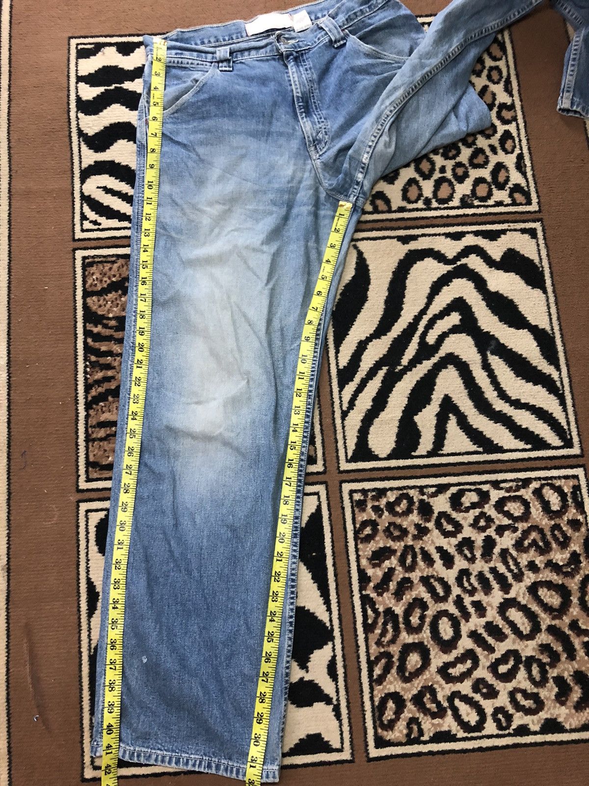 Levi's × Vintage VINTAGE 90s LEVIS WORKWEAR BLUE WASH DENIM Size US 32 / EU 48 - 15 Thumbnail