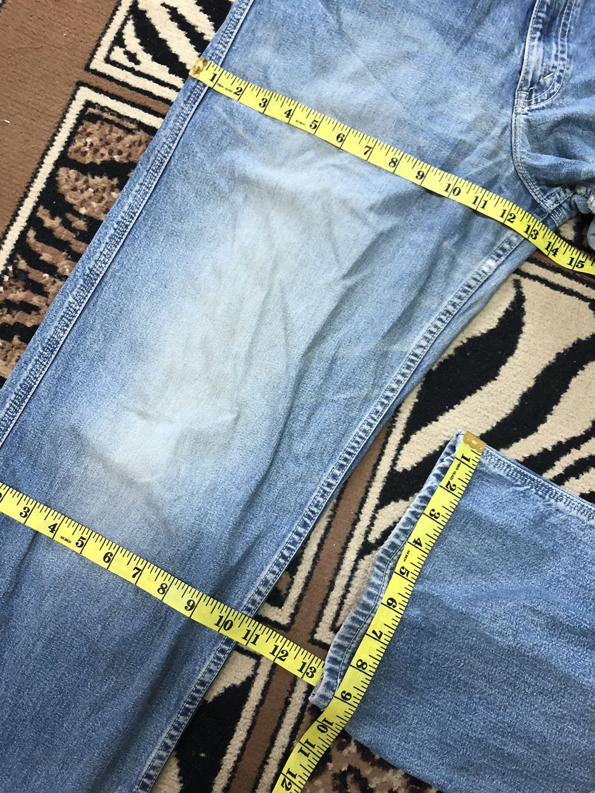 Levi's × Vintage VINTAGE 90s LEVIS WORKWEAR BLUE WASH DENIM Size US 32 / EU 48 - 16 Thumbnail