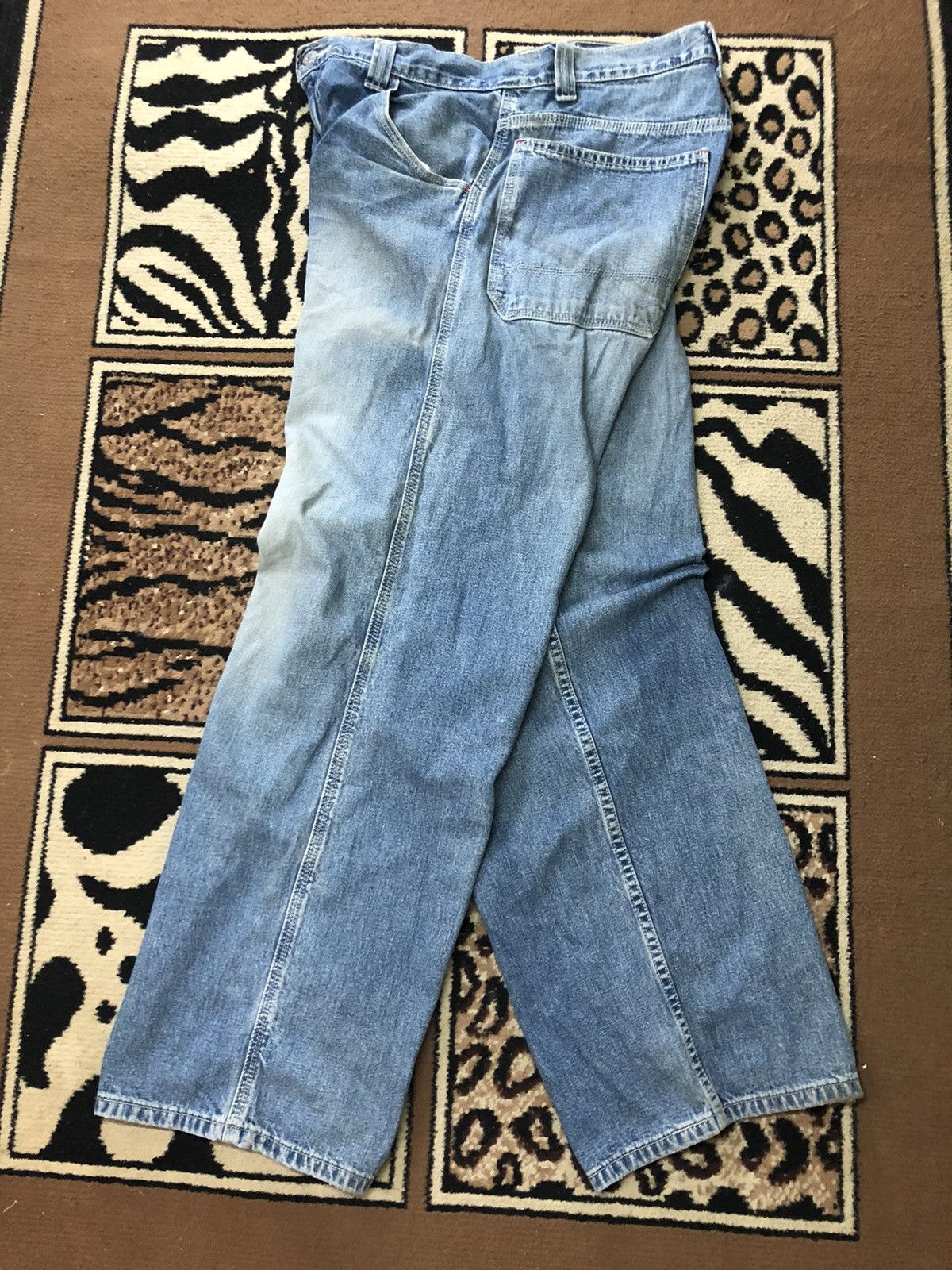 Levi's × Vintage VINTAGE 90s LEVIS WORKWEAR BLUE WASH DENIM Size US 32 / EU 48 - 4 Thumbnail