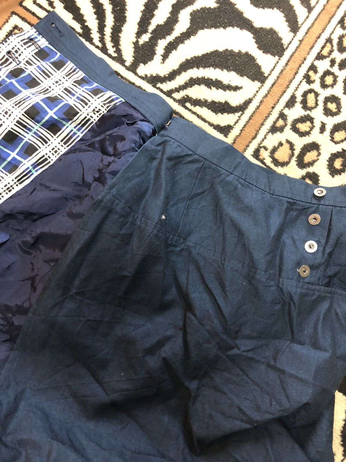 Christian Dior Monsieur × Designer × Vintage VINTAGE CHRISTIAN DIOR SHORT SKIRT Size 26" / US 2 / IT 38 - 6 Thumbnail