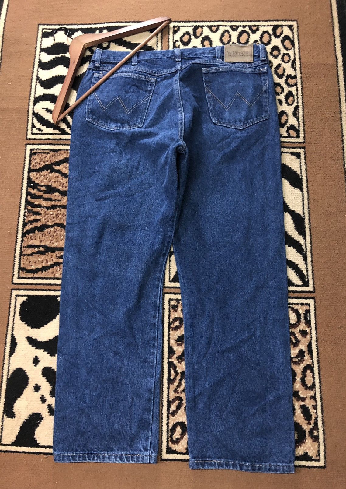 Vintage × Wrangler VINTAGE WRANGLER RUGGED WEAR BLUE DENIM Size US 36 / EU 52 - 6 Thumbnail