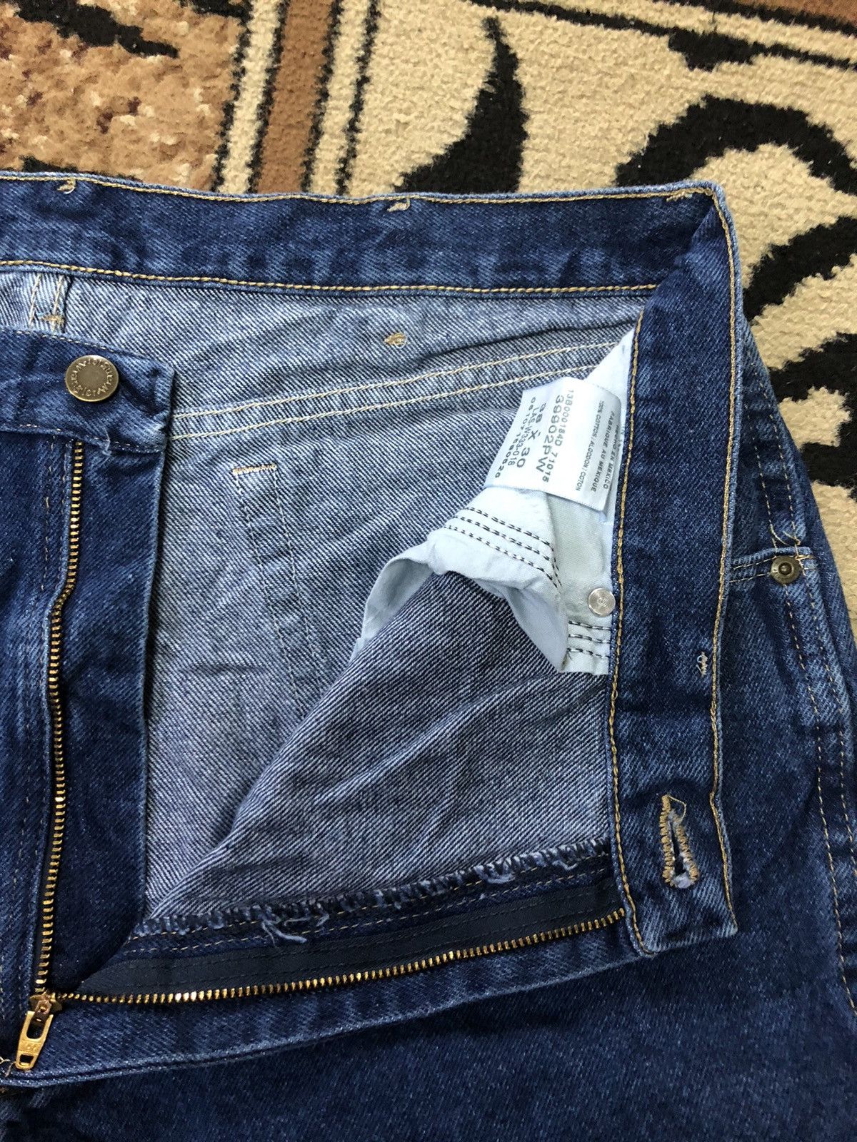 Vintage × Wrangler VINTAGE WRANGLER RUGGED WEAR BLUE DENIM Size US 36 / EU 52 - 10 Thumbnail