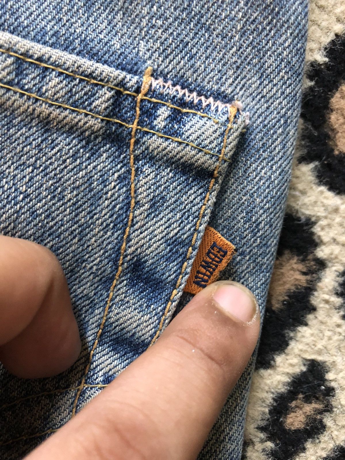 Edwin × Vintage VINTAGE SELVEDGE EDWIN 505x DISTRESSED DENIM Size US 32 / EU 48 - 12 Thumbnail
