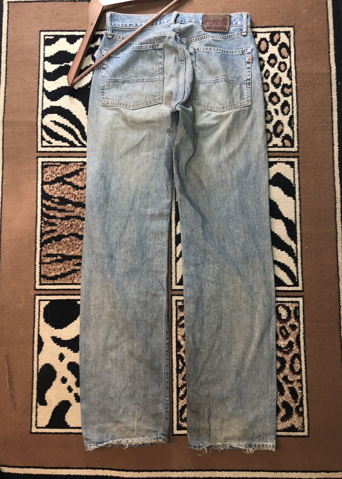Edwin × Vintage VINTAGE SELVEDGE EDWIN 505x DISTRESSED DENIM Size US 32 / EU 48 - 9 Thumbnail