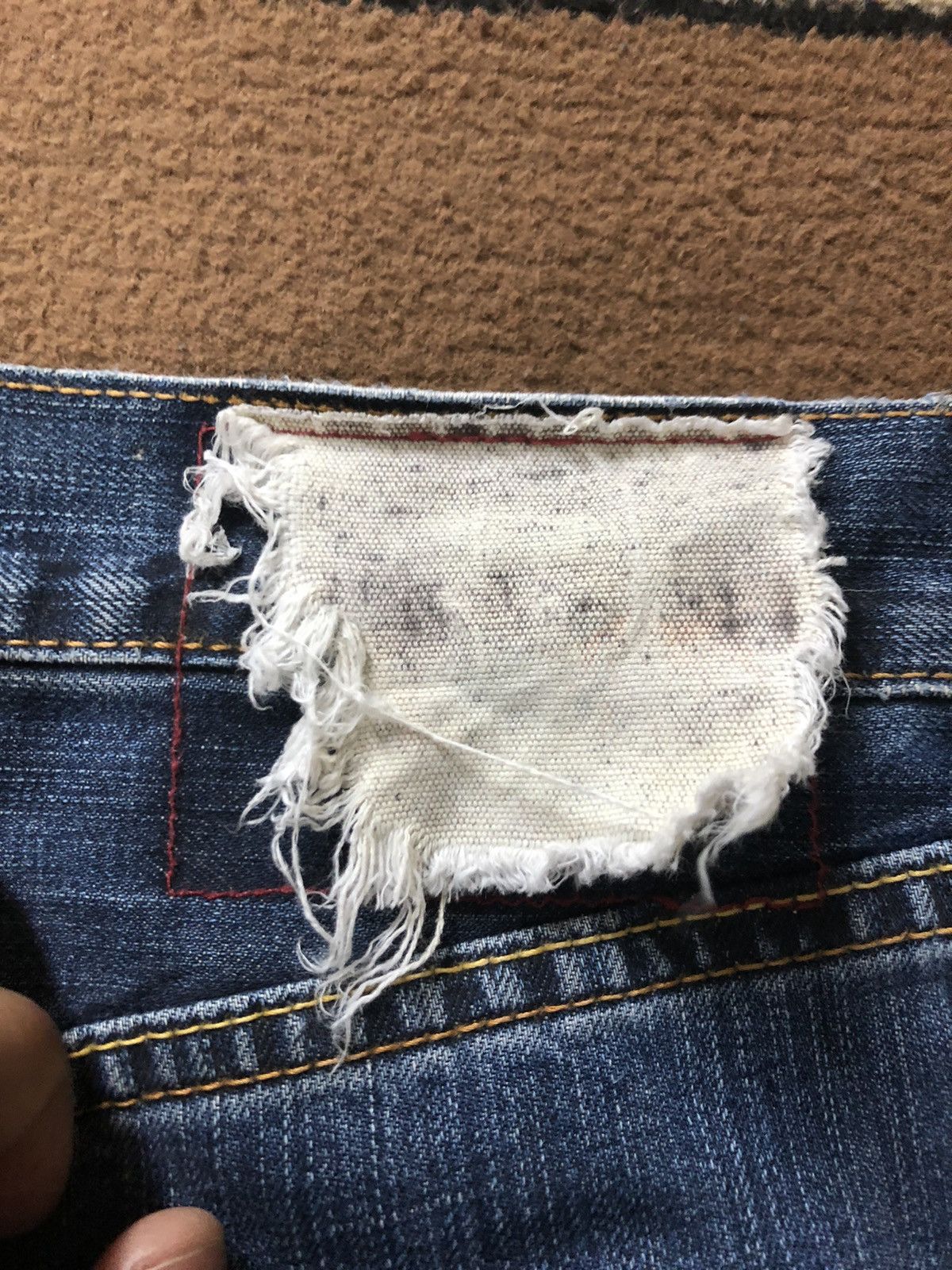 Levi's × Vintage VINTAGE 90s LEVIS BLUE WASH DENIM Size US 33 - 8 Thumbnail