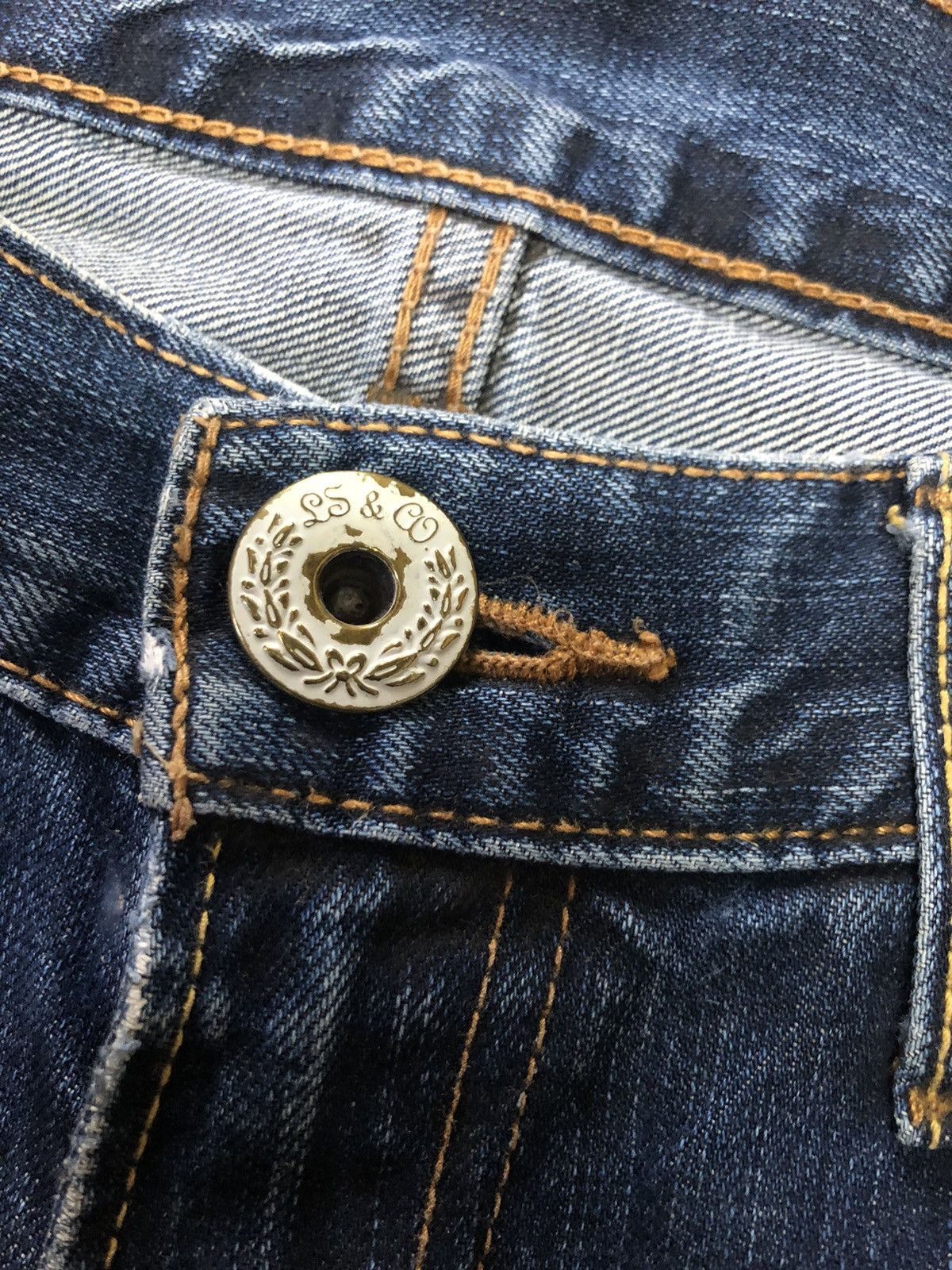 Levi's × Vintage VINTAGE 90s LEVIS BLUE WASH DENIM Size US 33 - 4 Thumbnail