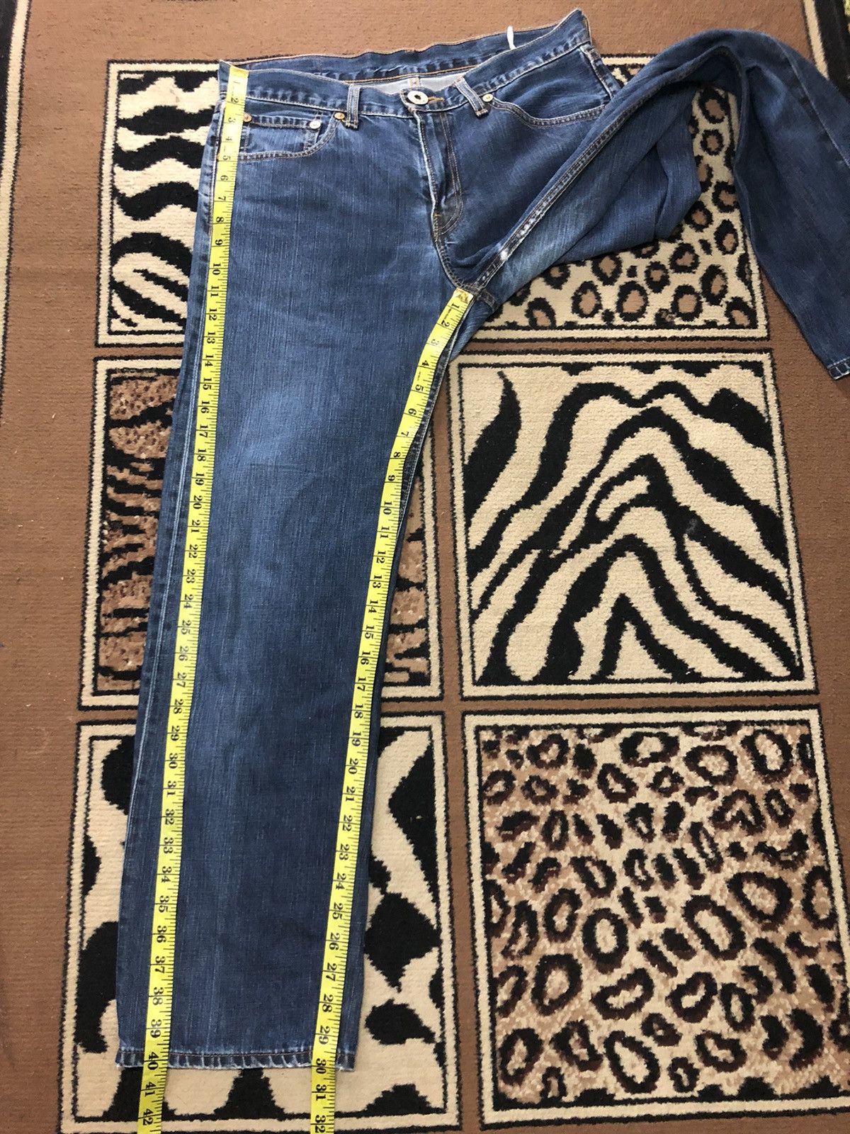Levi's × Vintage VINTAGE 90s LEVIS BLUE WASH DENIM Size US 33 - 13 Thumbnail
