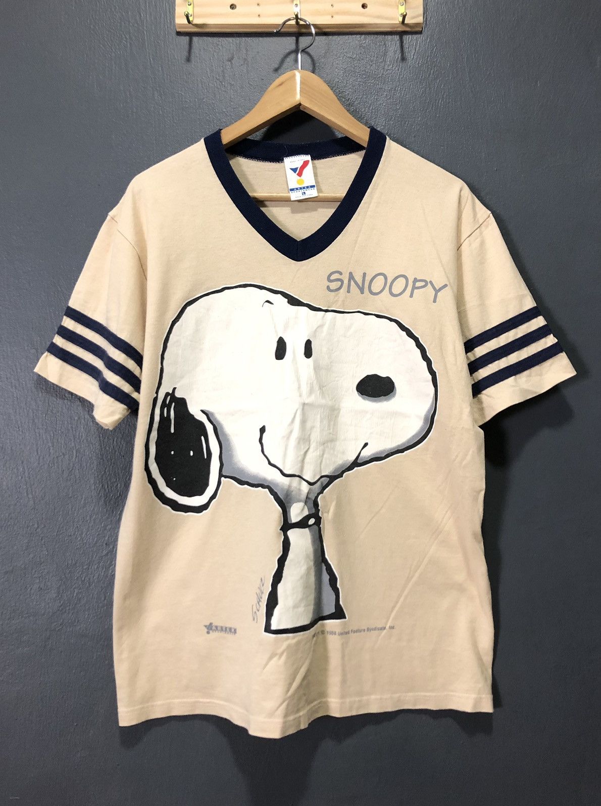 Peanuts × Vintage VINTAGE ‘90 SNOOPY BIG PRINT MADE IN USA 🇺🇸 Size US M / EU 48-50 / 2 - 1 Thumbnail