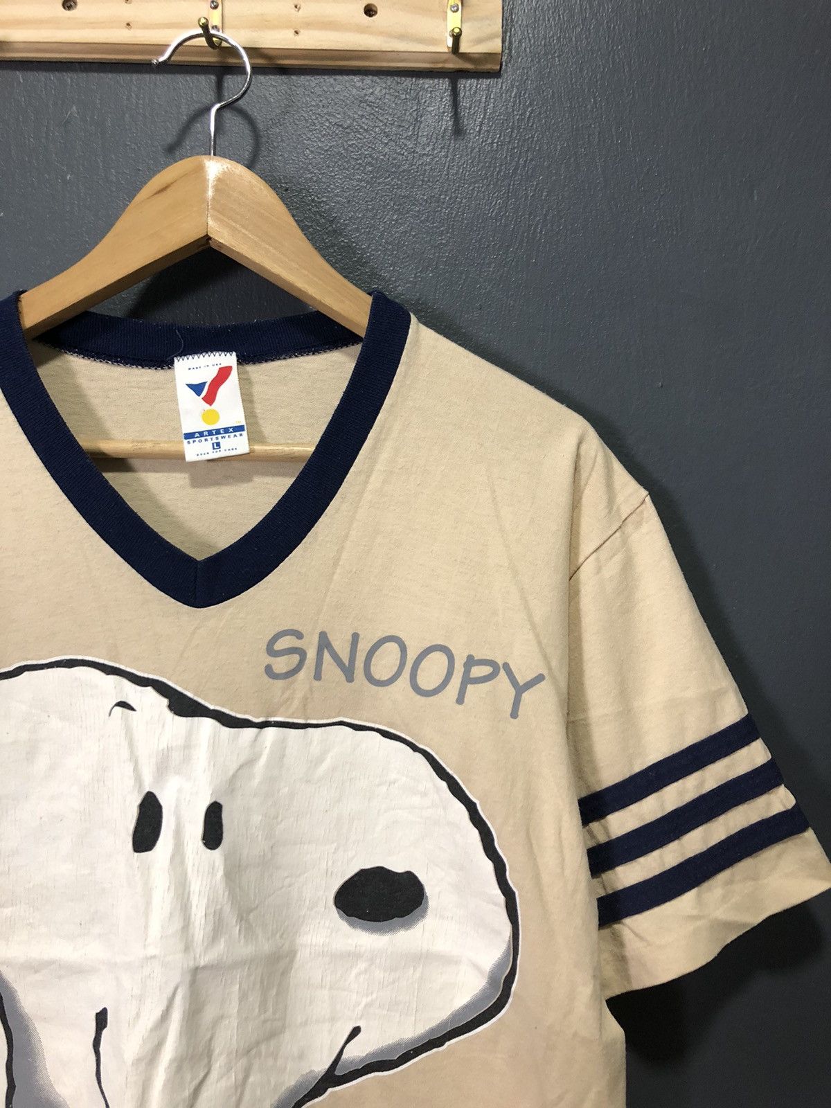 Peanuts × Vintage VINTAGE ‘90 SNOOPY BIG PRINT MADE IN USA 🇺🇸 Size US M / EU 48-50 / 2 - 5 Thumbnail