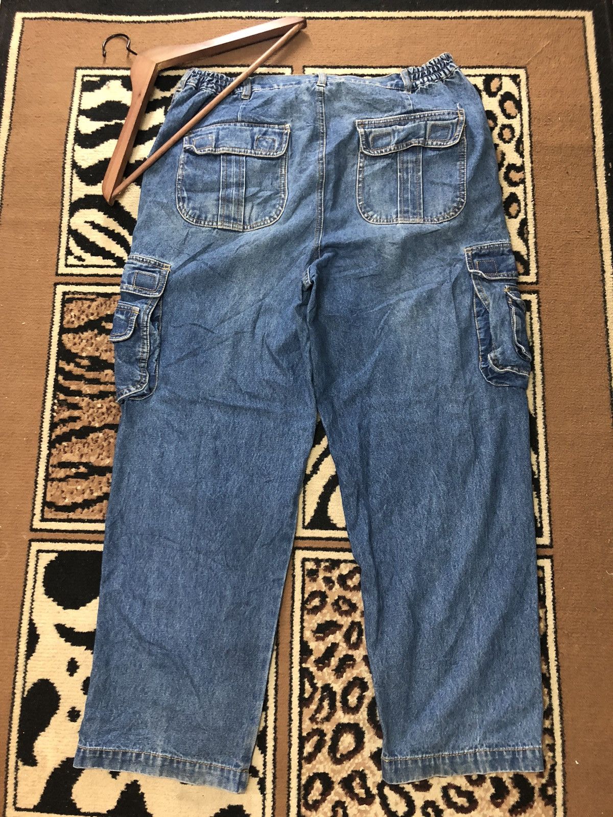 Haband × Vintage VINTAGE HABAND TRAVELER CARGO MULTI POCKET DENIM Size US 33 - 6 Thumbnail