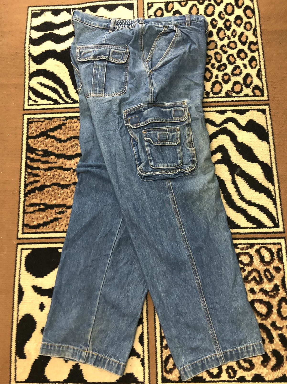 Haband × Vintage VINTAGE HABAND TRAVELER CARGO MULTI POCKET DENIM Size US 33 - 8 Thumbnail