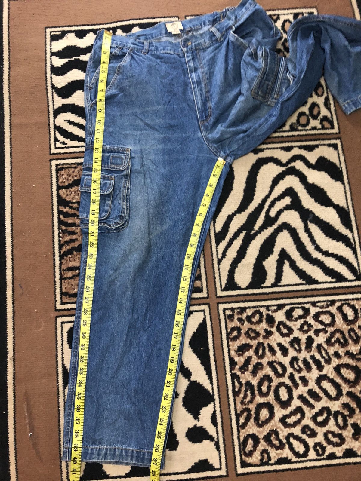 Haband × Vintage VINTAGE HABAND TRAVELER CARGO MULTI POCKET DENIM Size US 33 - 10 Thumbnail