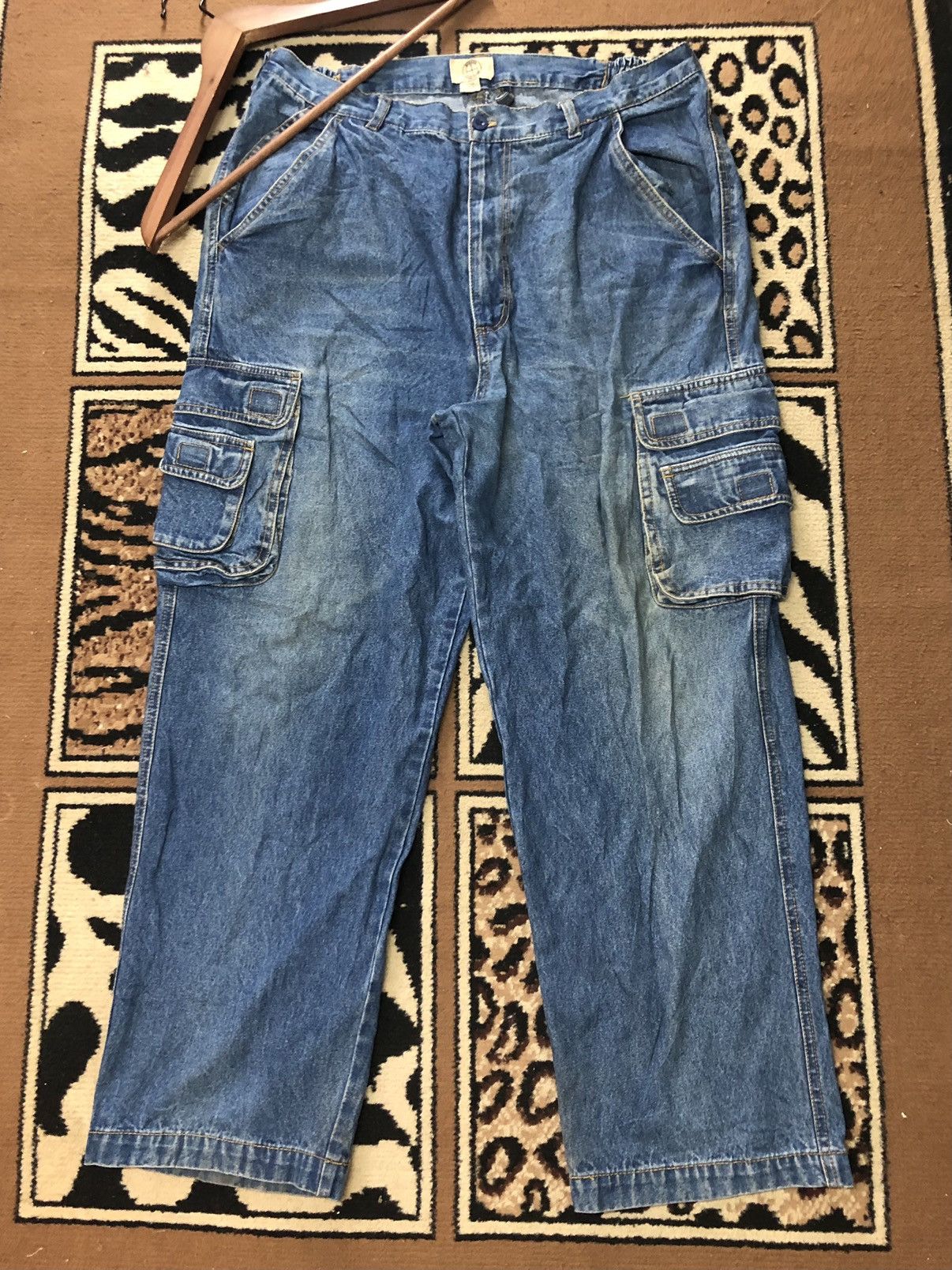 Haband × Vintage VINTAGE HABAND TRAVELER CARGO MULTI POCKET DENIM Size US 33 - 2 Thumbnail